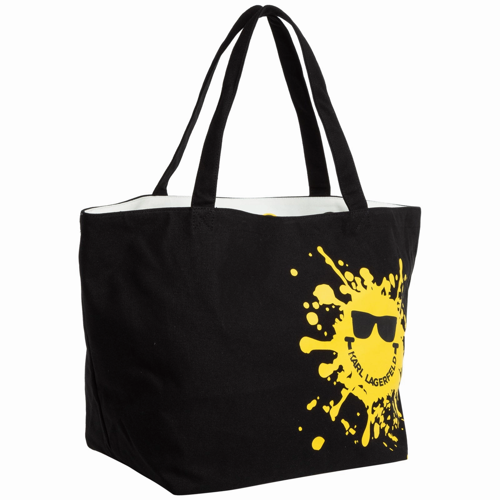 Karl Lagerfeld X Smileyworld Graphic Print Reversible Tote Bag