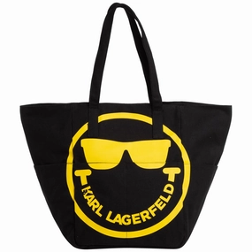 Karl Lagerfeld X Smileyworld Graphic Print Tote Bag
