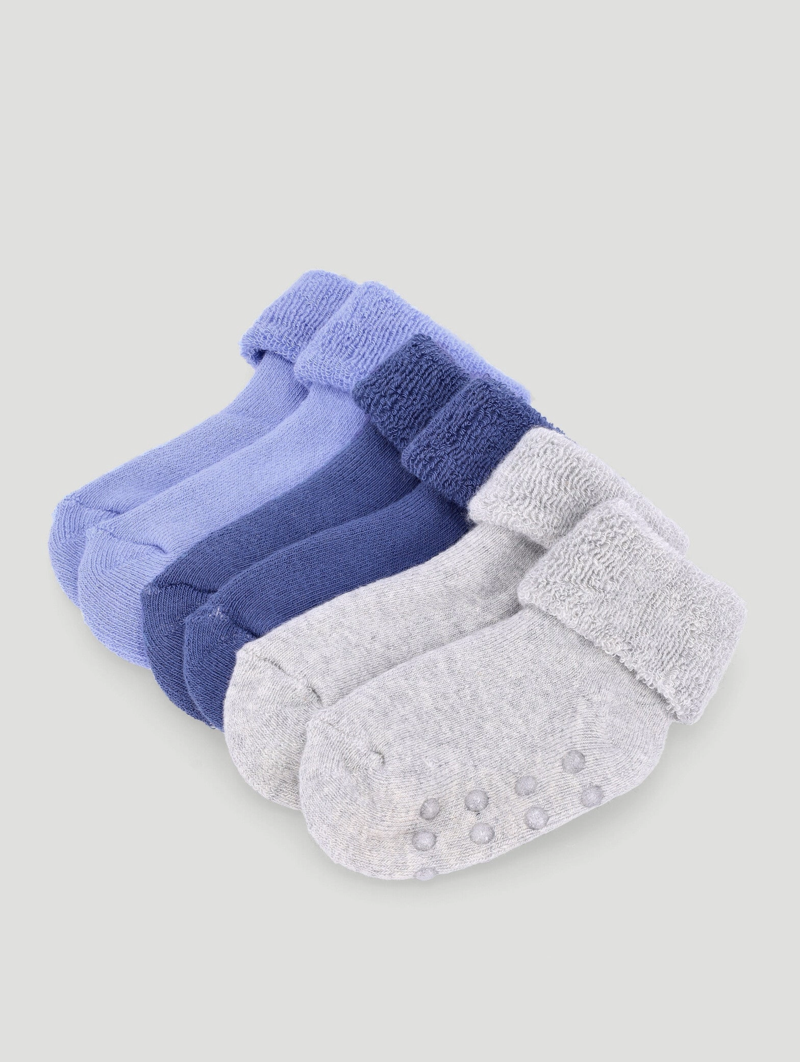 Keedo Baby Boys 3 Pack Towelling Socks