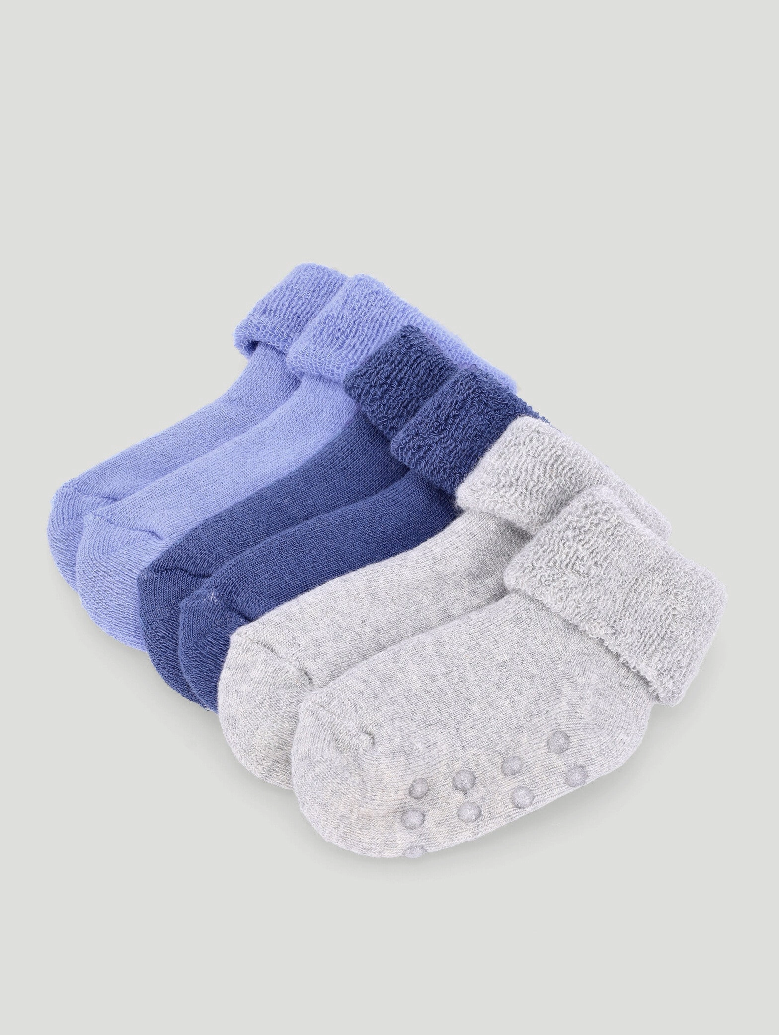 Keedo Baby Boys 3 Pack Towelling Socks