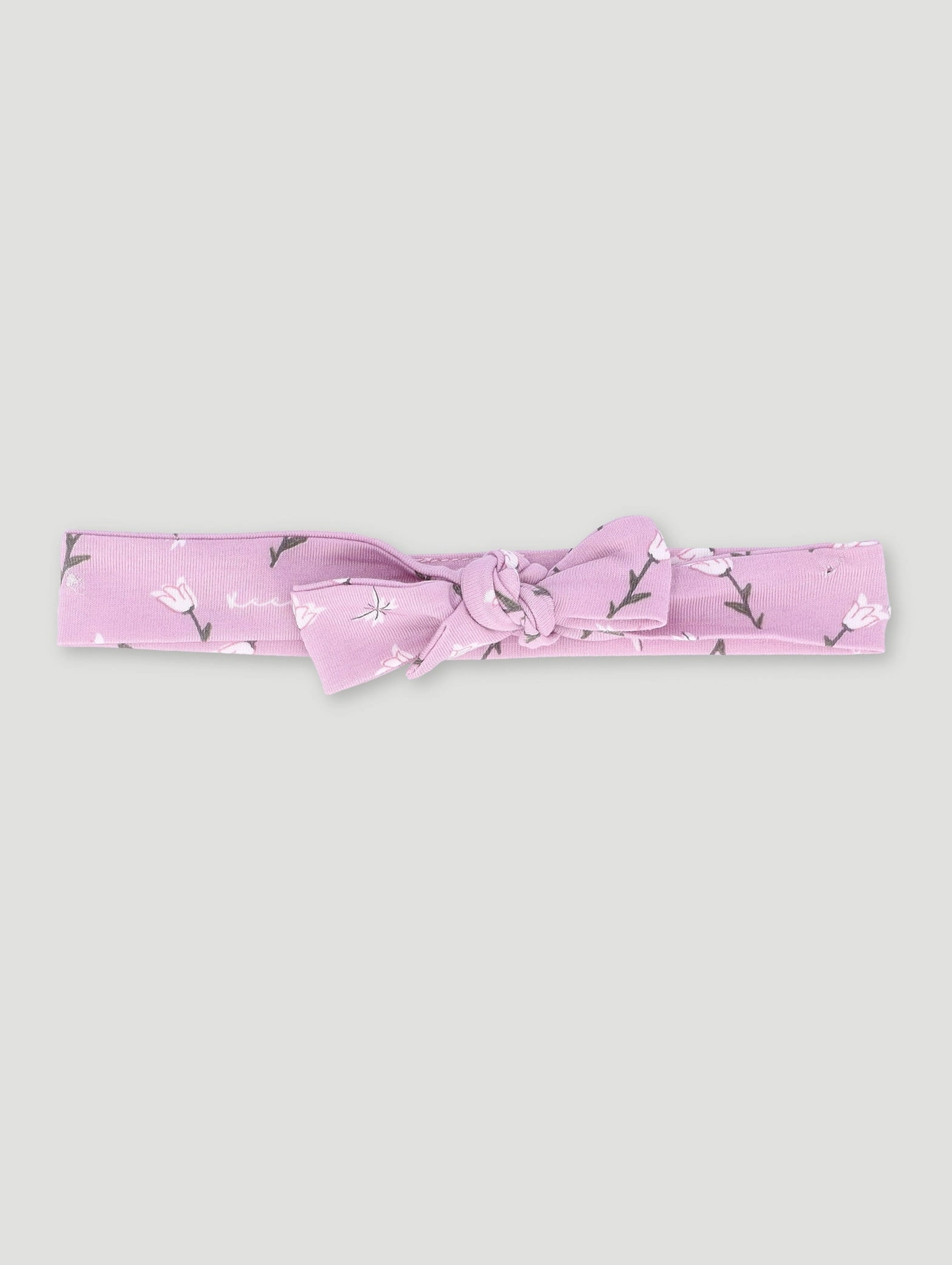 Keedo Baby Girls Lilac Floral Cotton Lycra Headband