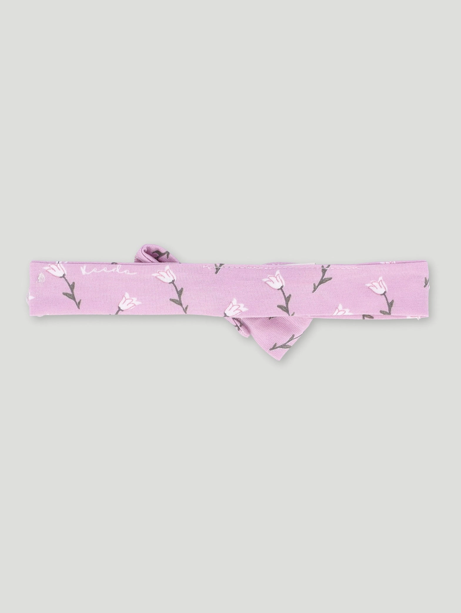 Keedo Baby Girls Lilac Floral Cotton Lycra Headband