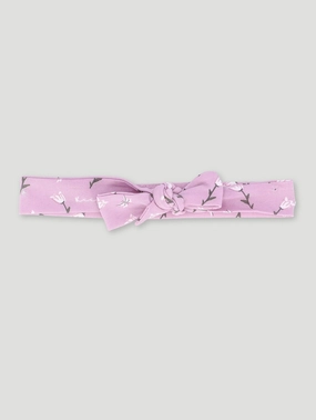 Keedo Baby Girls Lilac Floral Cotton Lycra Headband
