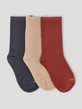 Keedo Boys 3 Pack Cotton Sock