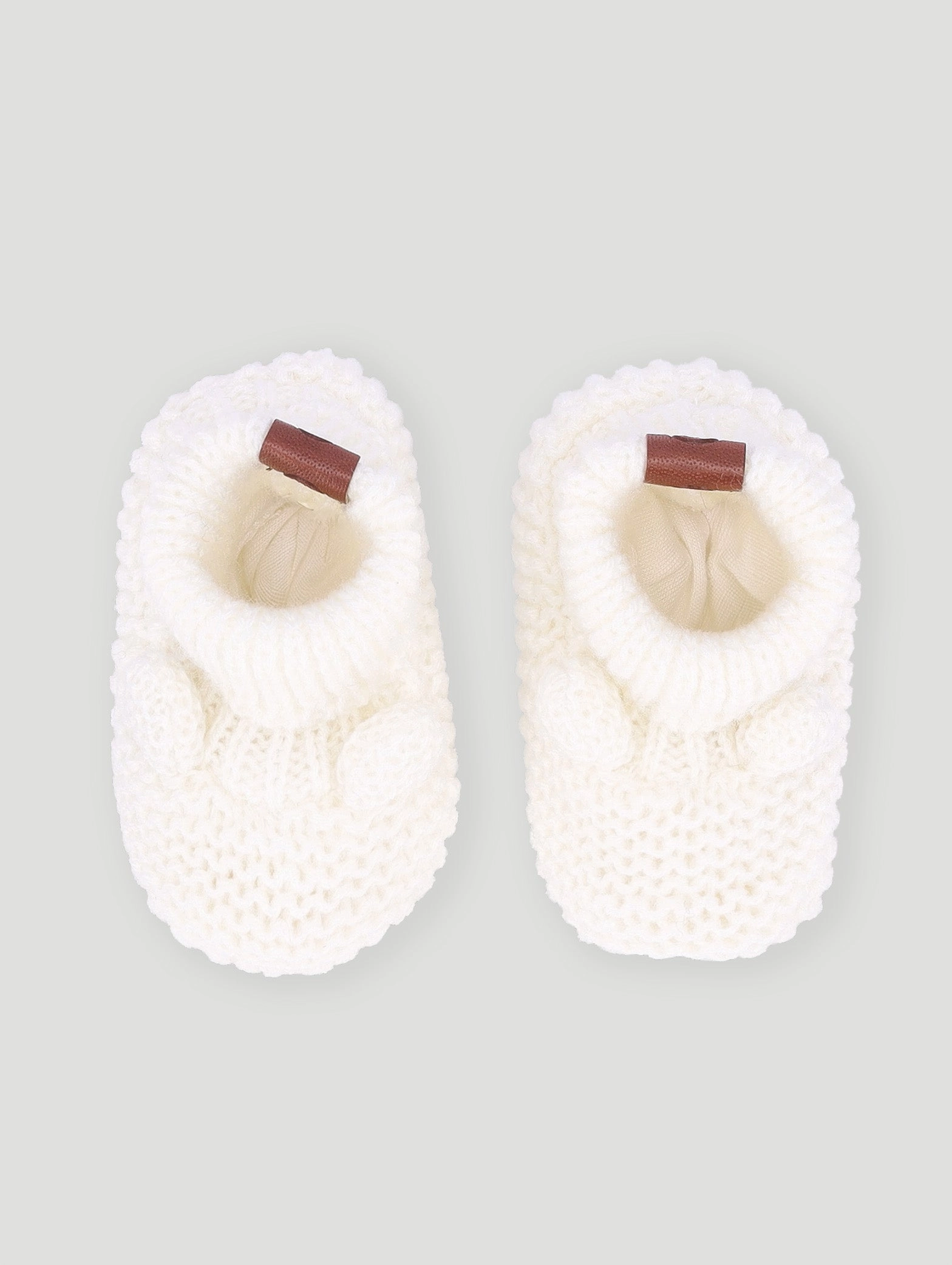 Keedo Unisex Knitted Baby Booties