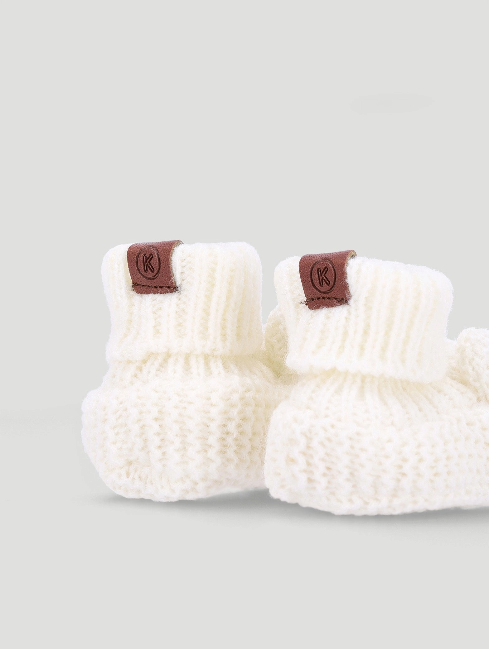 Keedo Unisex Knitted Baby Booties