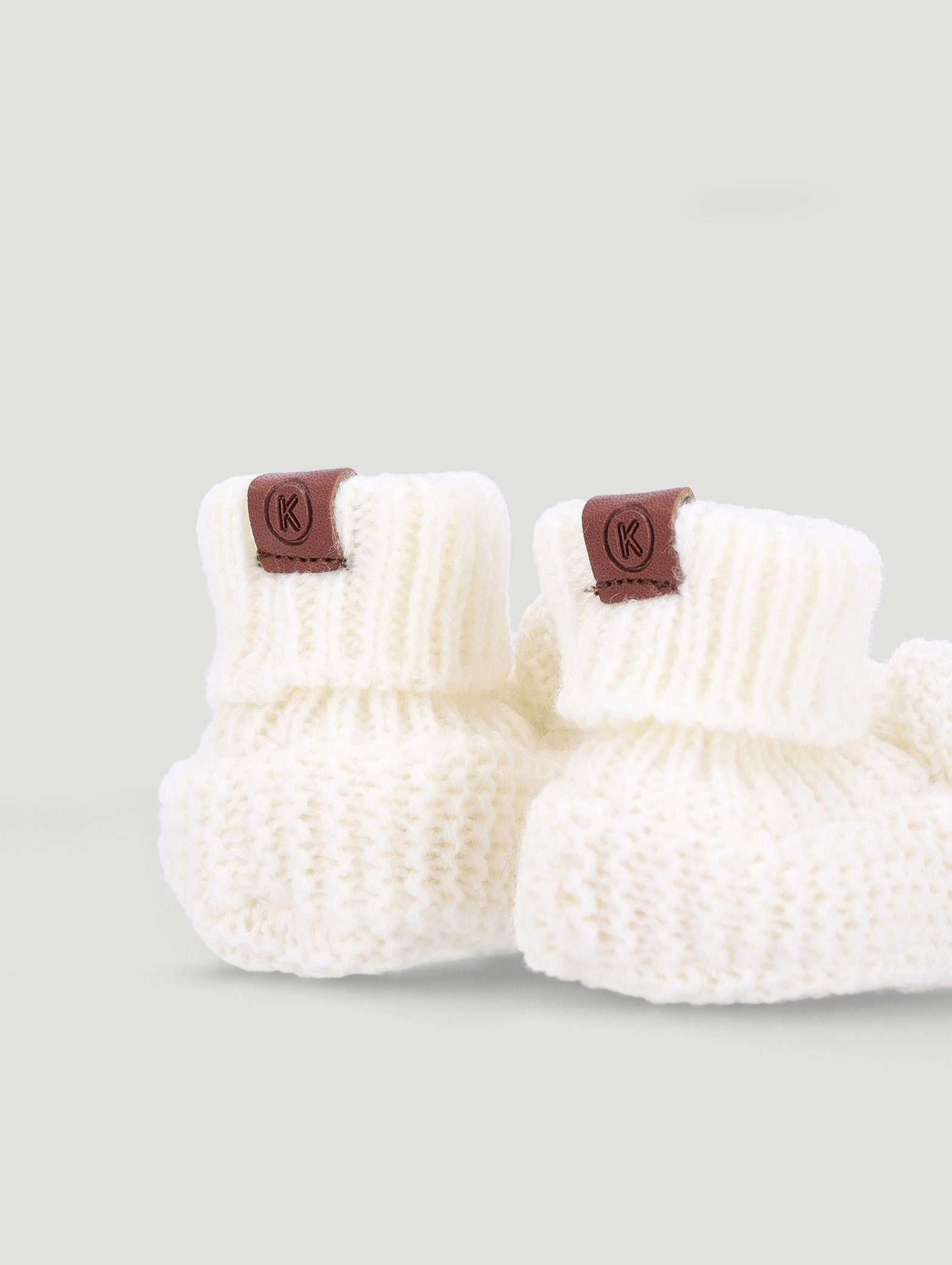 Keedo Unisex Knitted Baby Booties