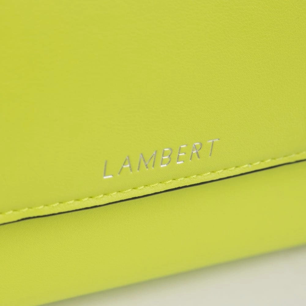 Le Sam - Sac à main 2-en-1 en cuir vegan limoncello