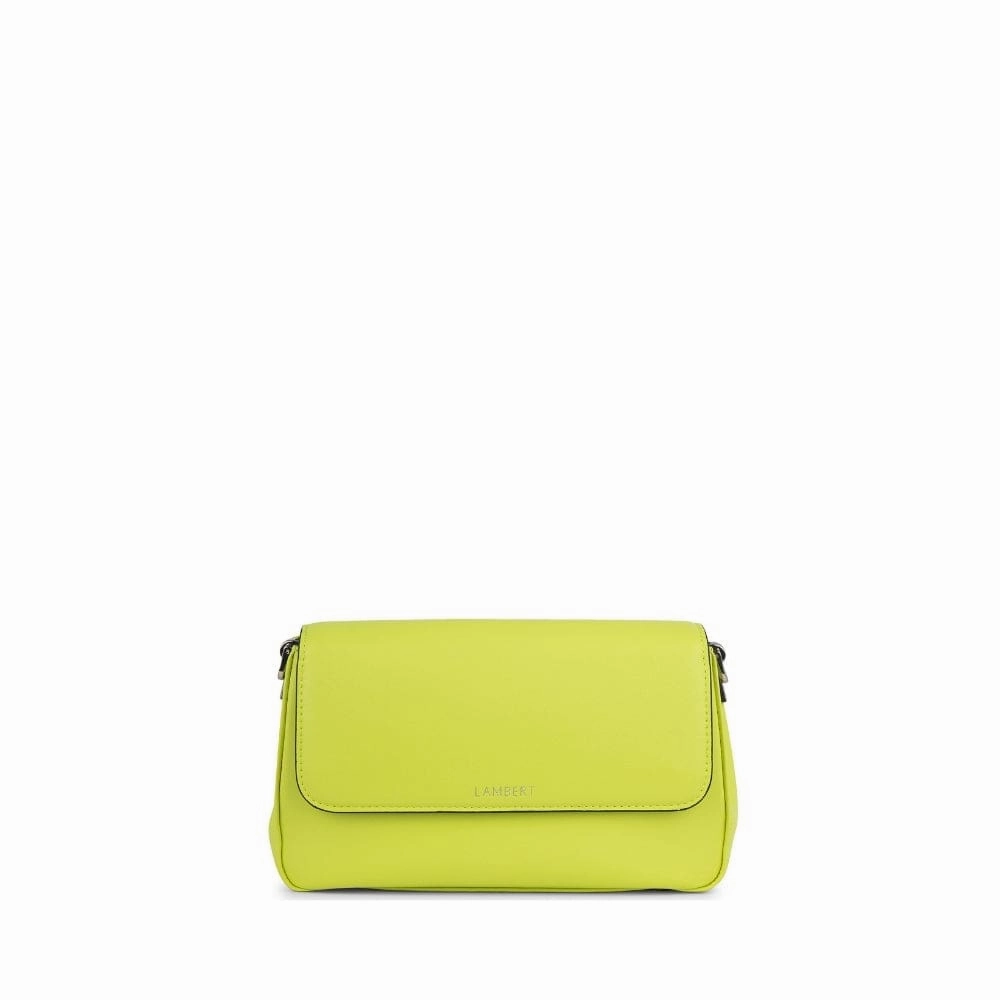 Le Sam - Sac à main 2-en-1 en cuir vegan limoncello