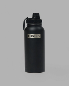 LSKD x Fitstop Hydrosphere 32oz Insulated Metal Bottle - Black