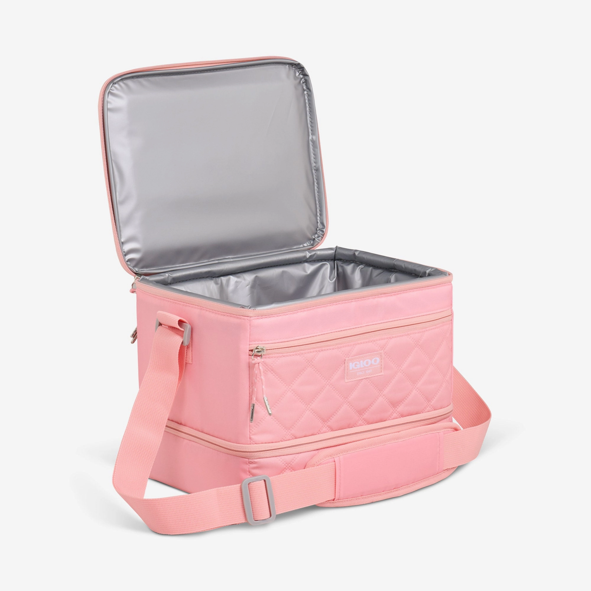 MaxCold DUO Dual Compartment Square Lunch Cooler