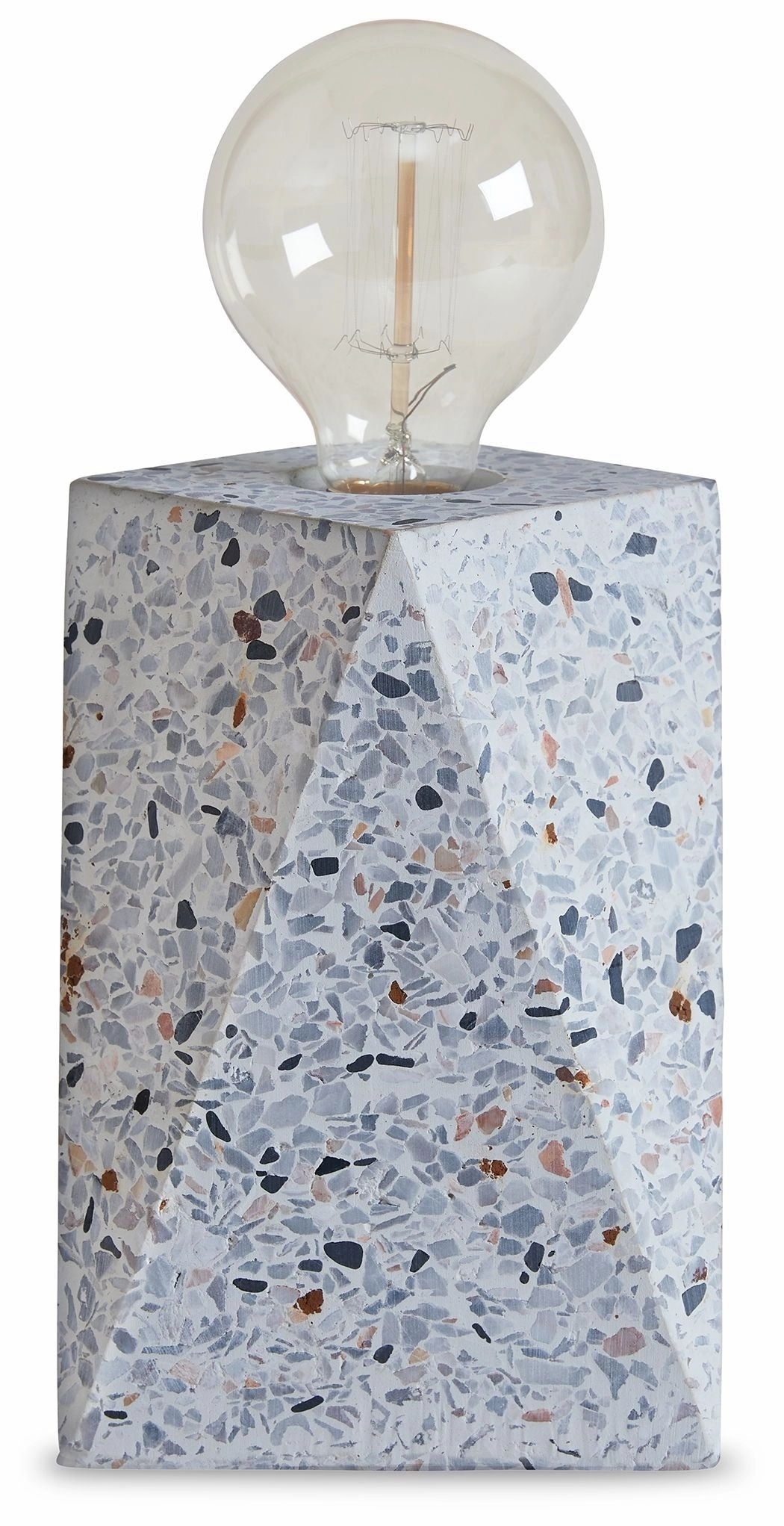 Maywick White Concrete Table Lamp