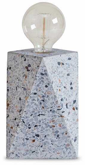 Maywick White Concrete Table Lamp