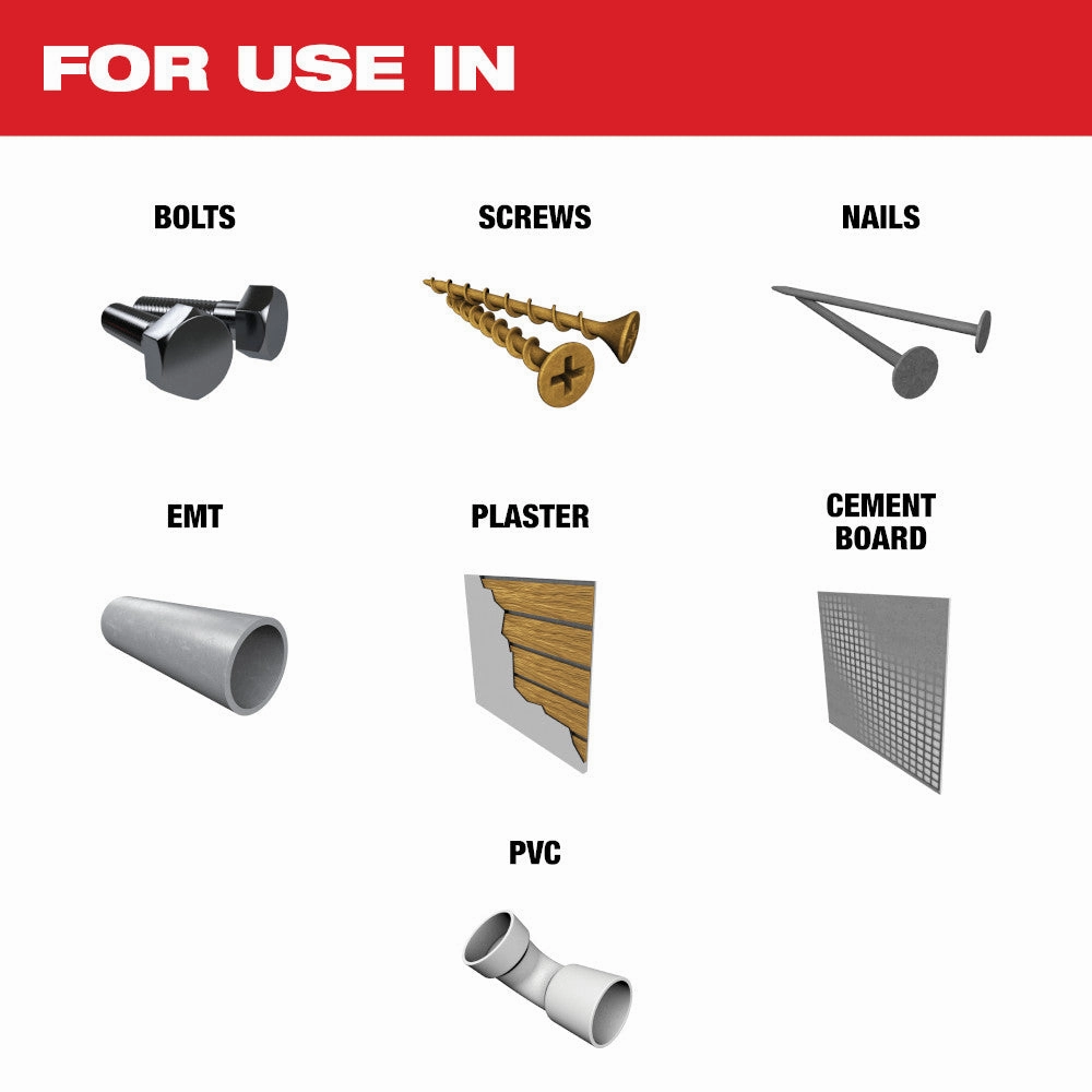 Milwaukee 49-25-1503 - OPEN-LOK™ 1-3/8" Carbide Teeth Metal Multi-Tool Blades 3PK