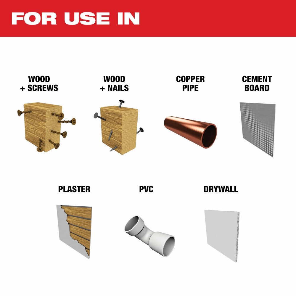 Milwaukee 49-25-1523 - OPEN-LOK™ 1-3/8" Carbide Teeth Multi-Material Multi-Tool Blades 3PK
