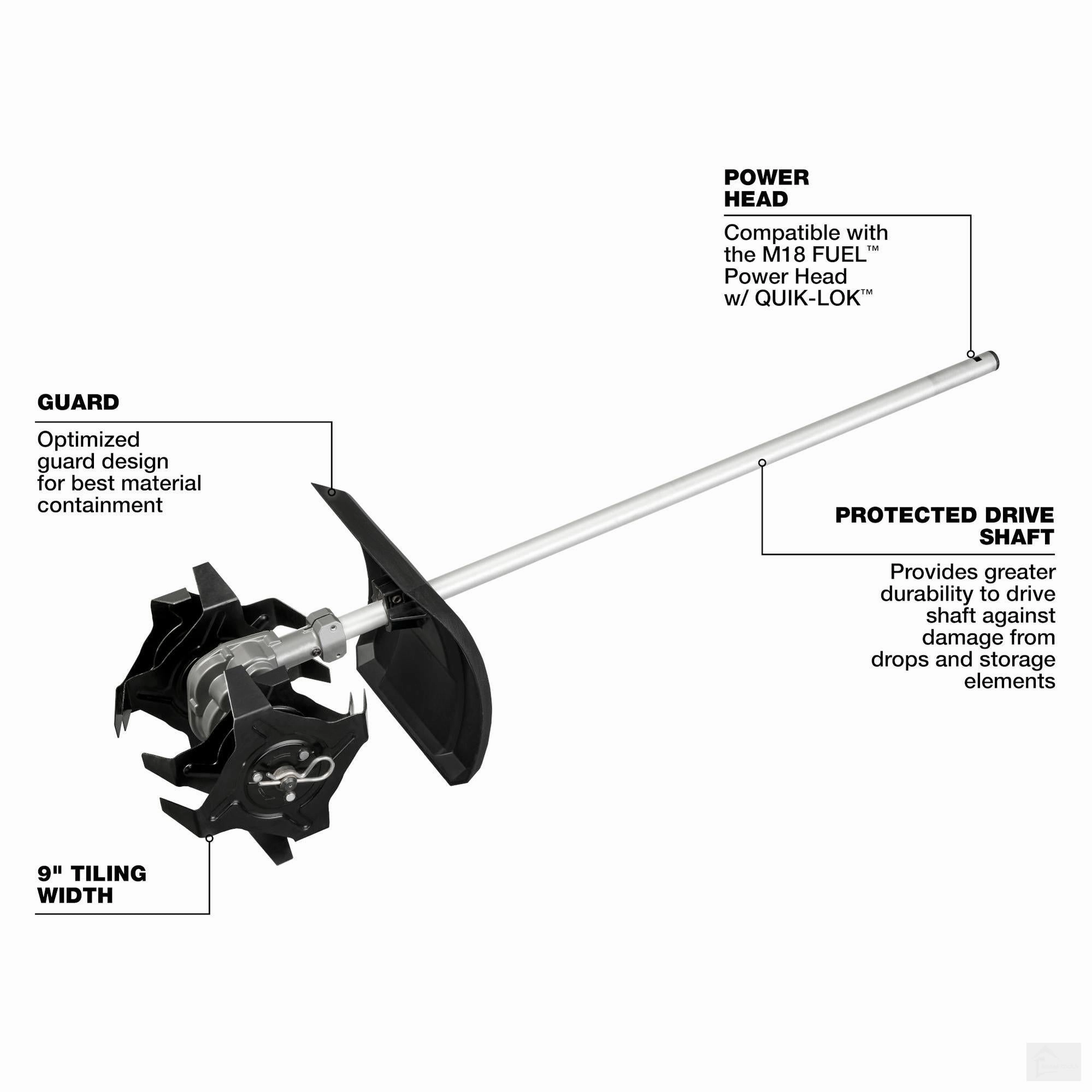 Milwaukee M18 FUEL™ QUIK-LOK™ Cultivator Attachment (49-16-2739)