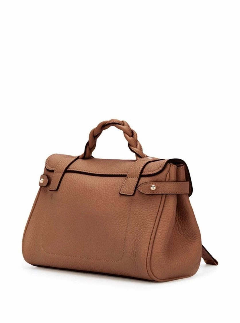 Mini Alexa Heavy' Brown Crossbody Bag