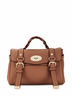 Mini Alexa Heavy' Brown Crossbody Bag