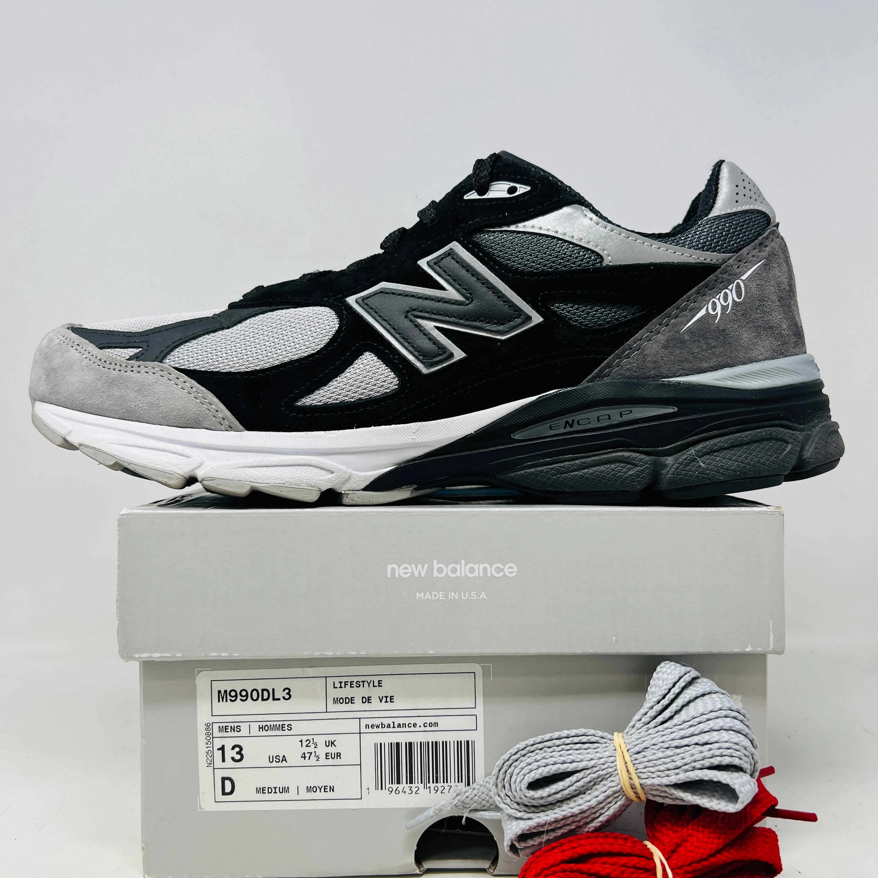 New Balance 990v3 MiUSA DTLR GR3YSCALE