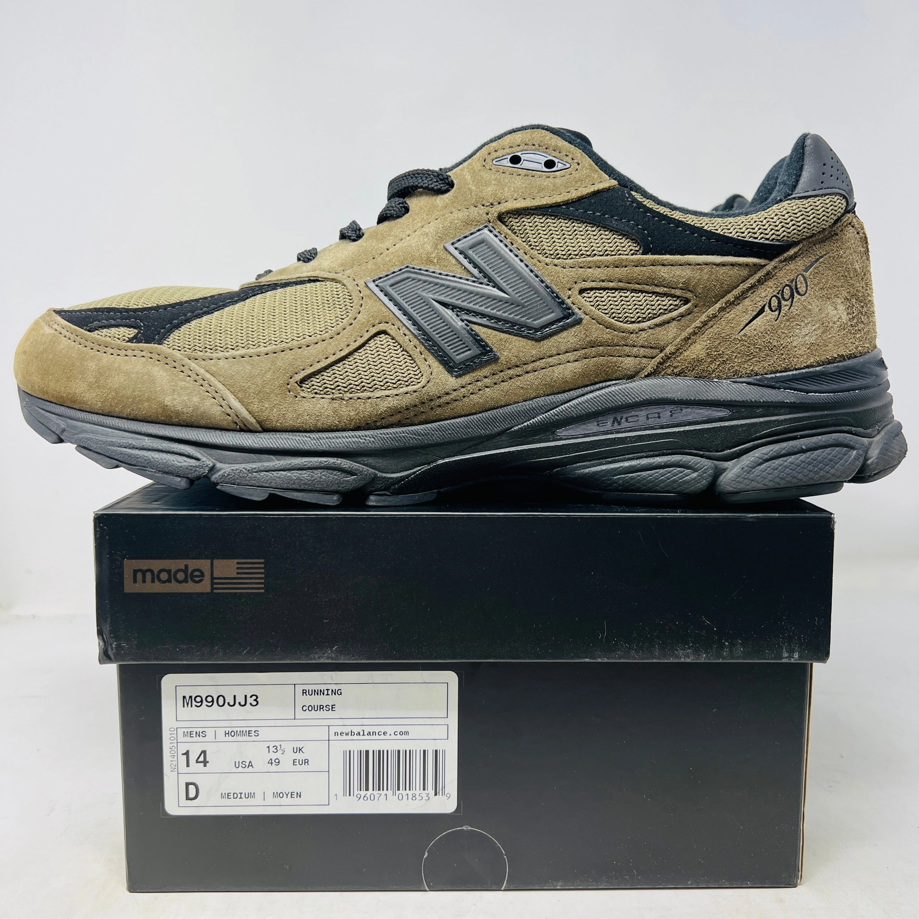 New Balance 990v3 MiUSA JJJJound Brown Black