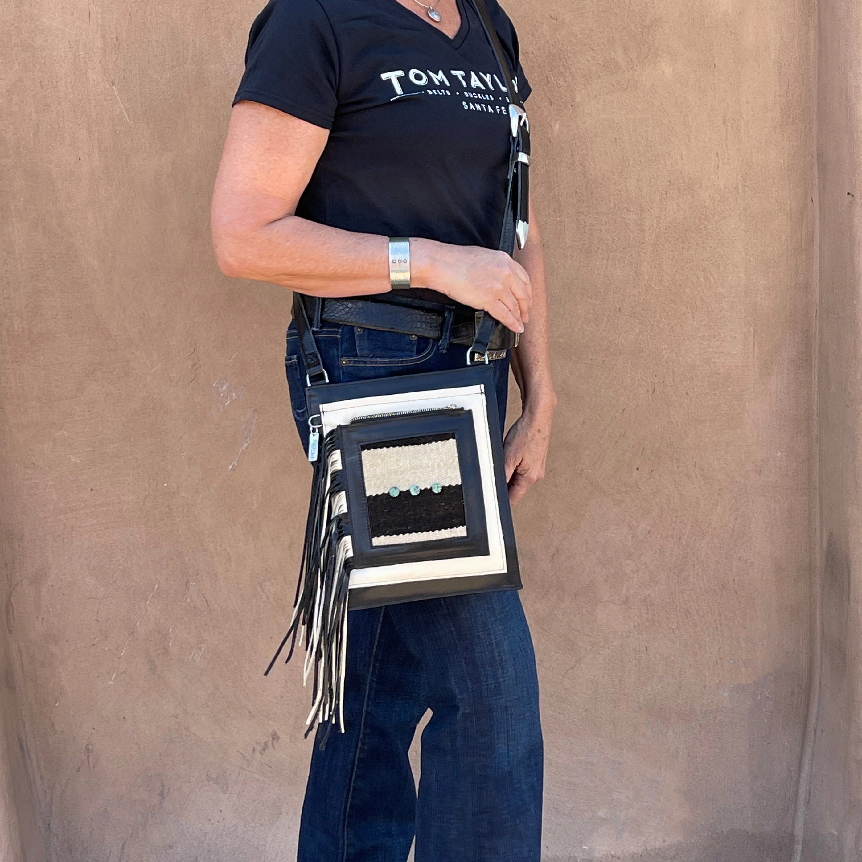 PCco Baby Bandolera w/ Textile Crossbody Bag