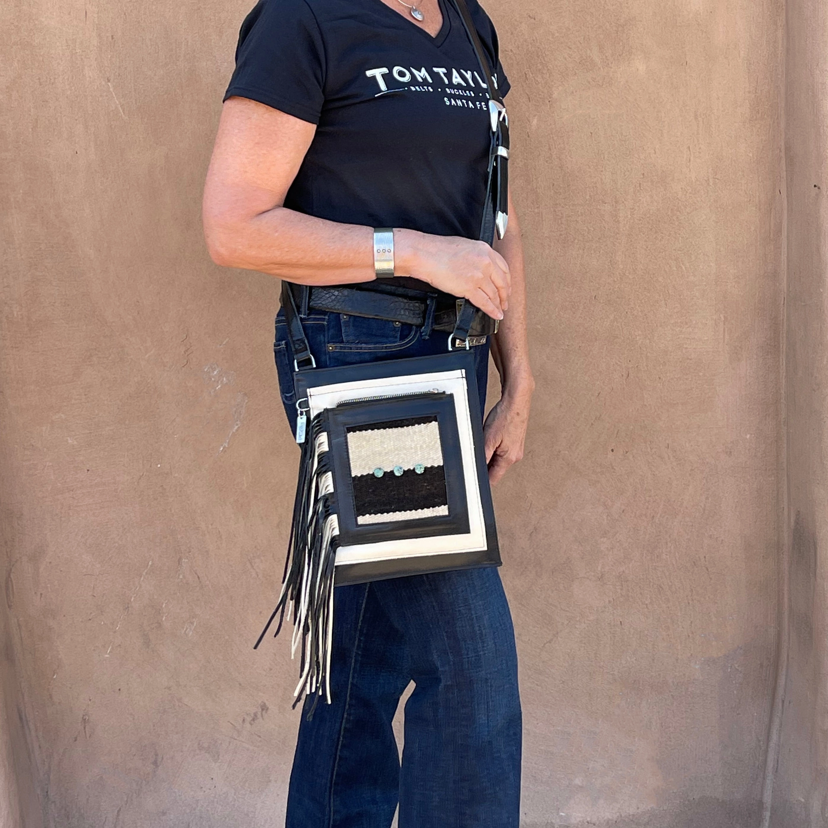 PCco Baby Bandolera w/ Textile Crossbody Bag