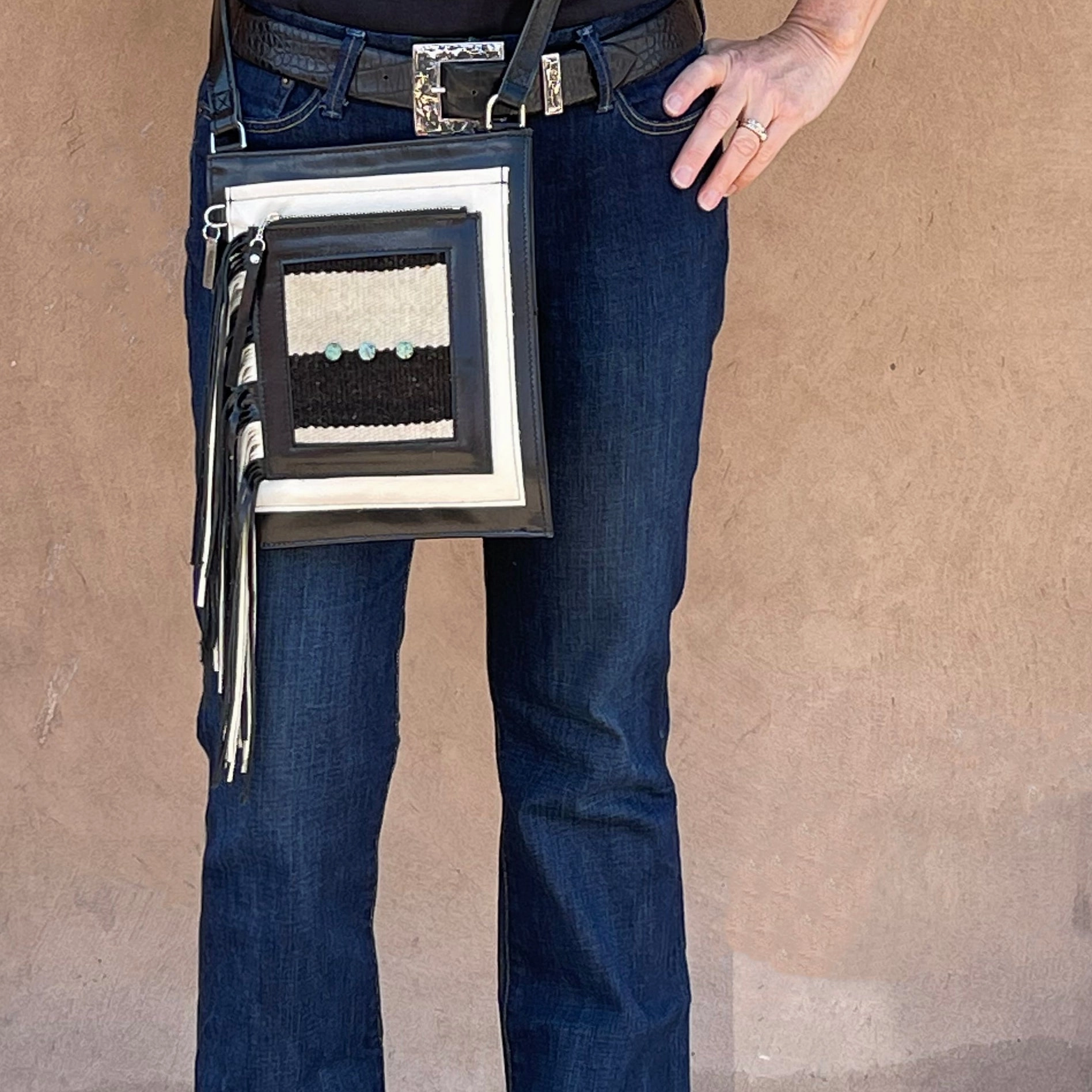 PCco Baby Bandolera w/ Textile Crossbody Bag