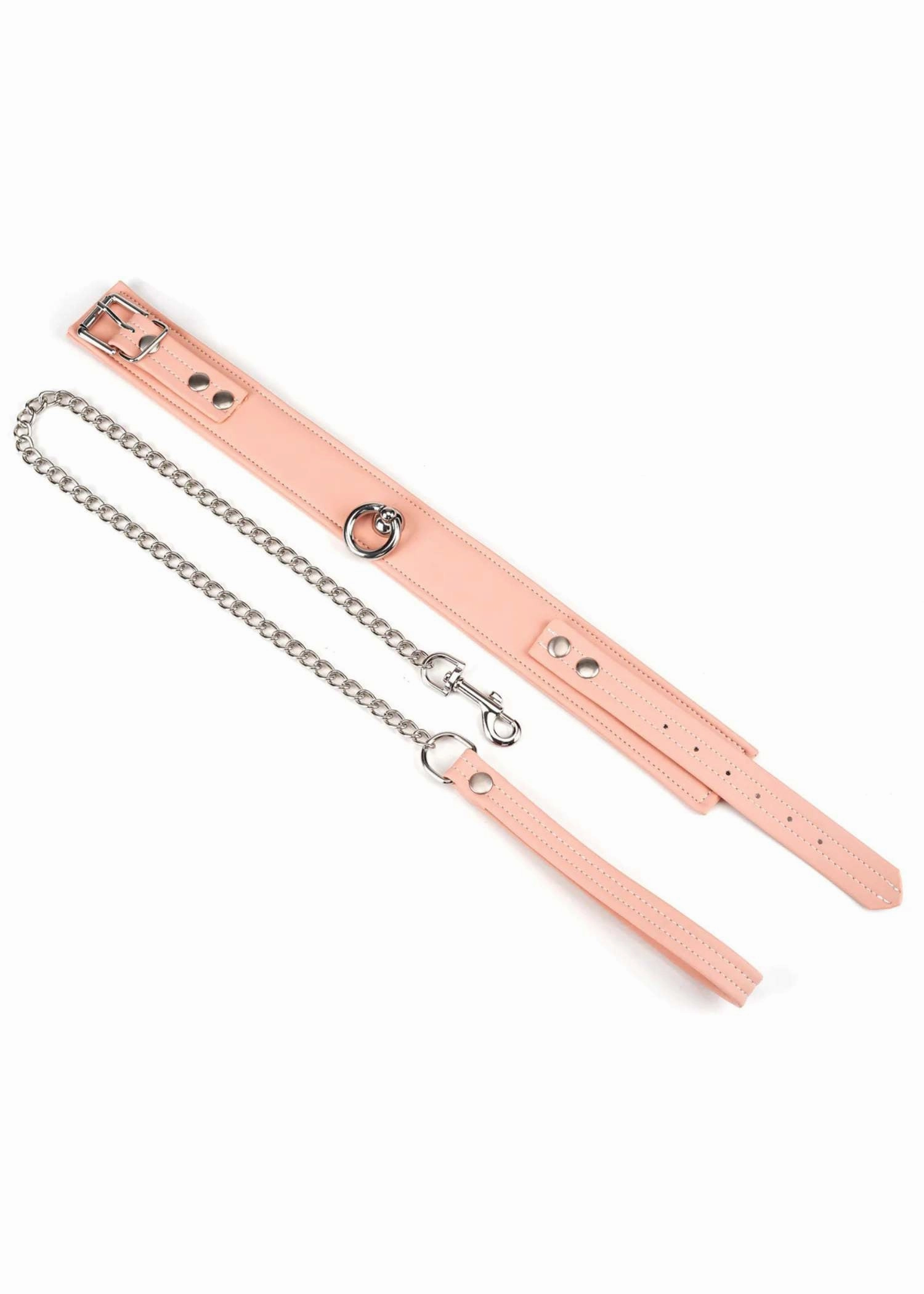 Pink Organosilicon Collar With Leash (Pink)