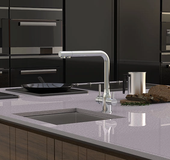 Puretec TRIPLA Elite 3in1 Straight Mixer Tap - Stainless Steel
