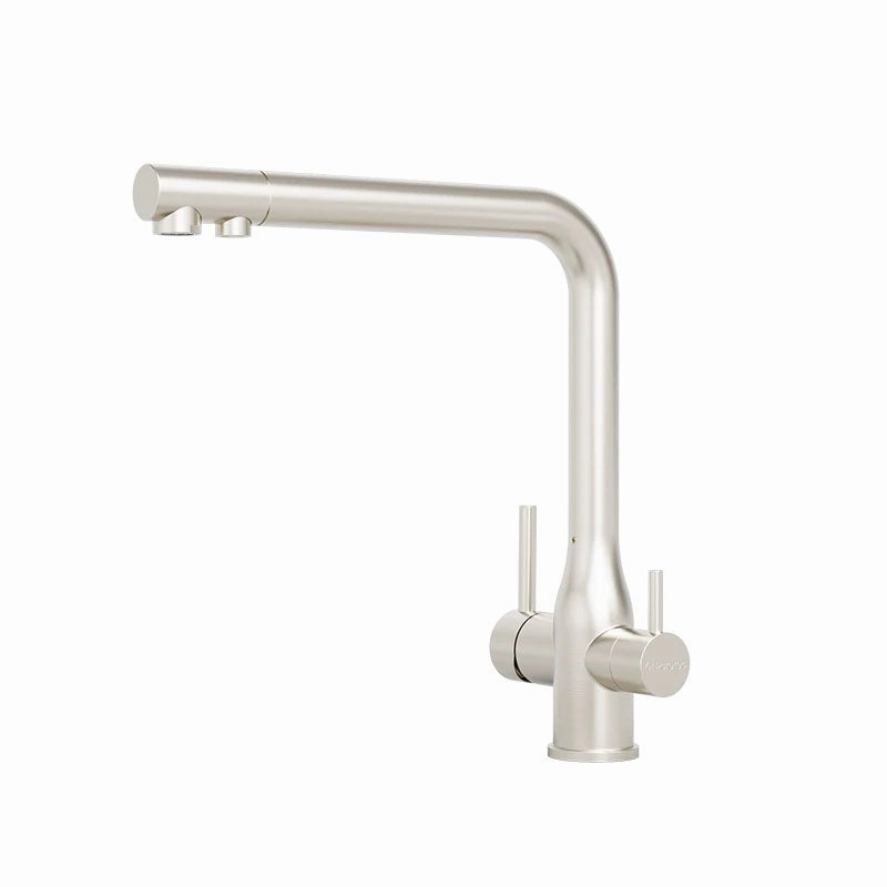 Puretec TRIPLA Elite 3in1 Straight Mixer Tap - Stainless Steel