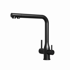Puretec TRIPLA Elite 3in1 Straight Mixer Tap - Stainless Steel