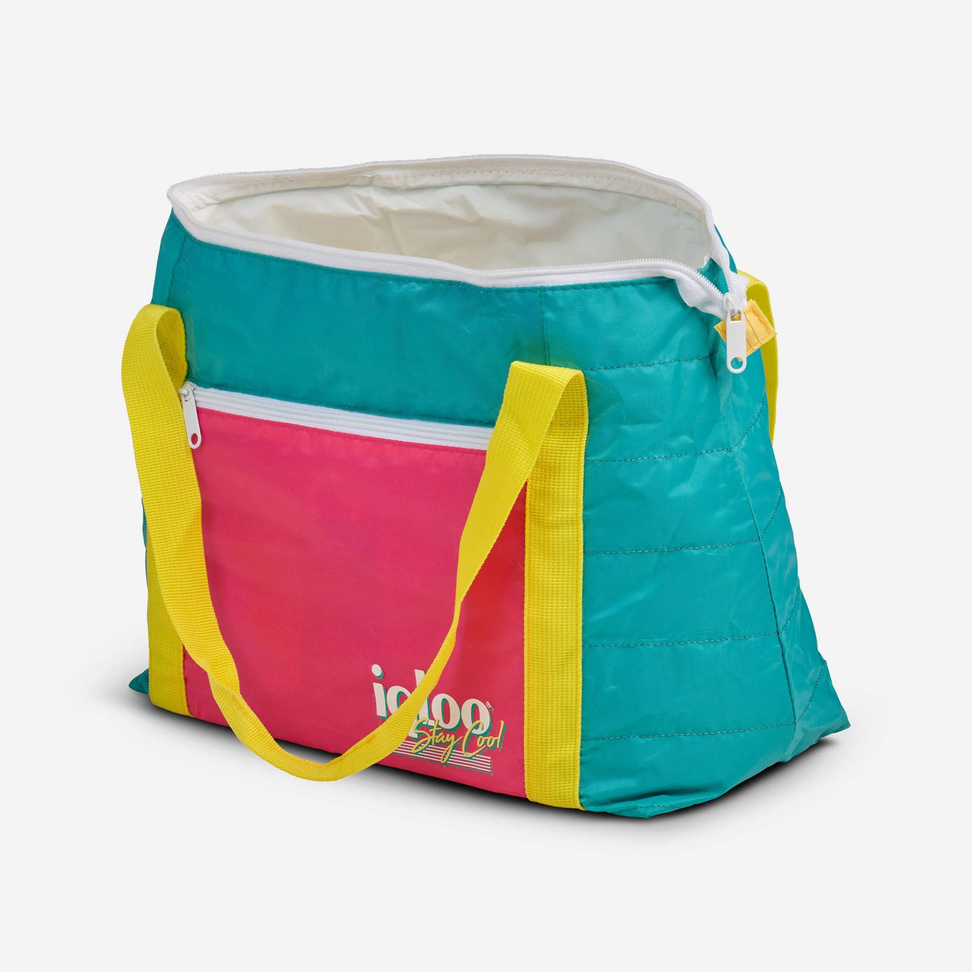 Retro Packable Puffer 20-Can Cooler Bag