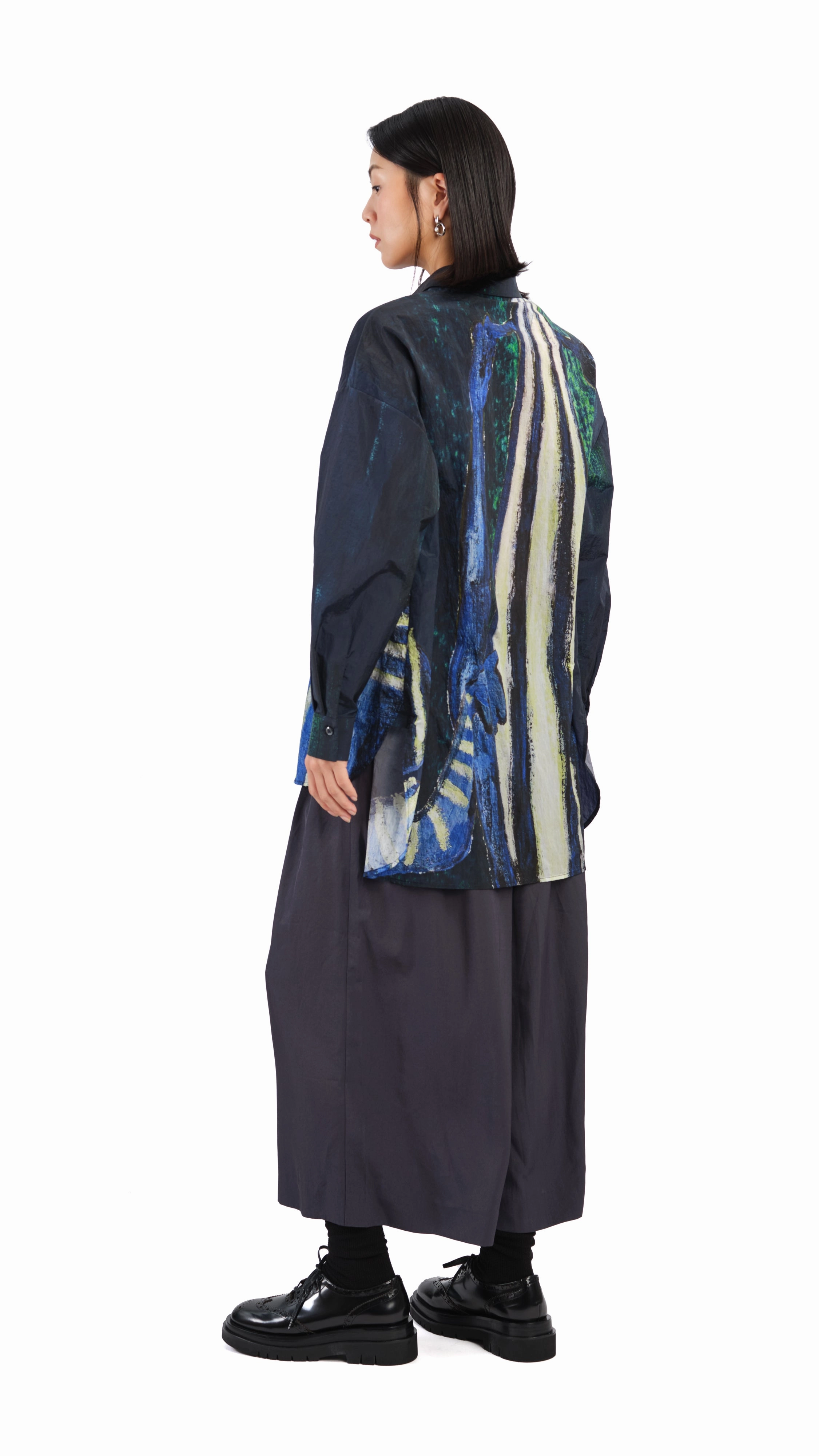Selk'Nam Graphic Print Oversized Shirt