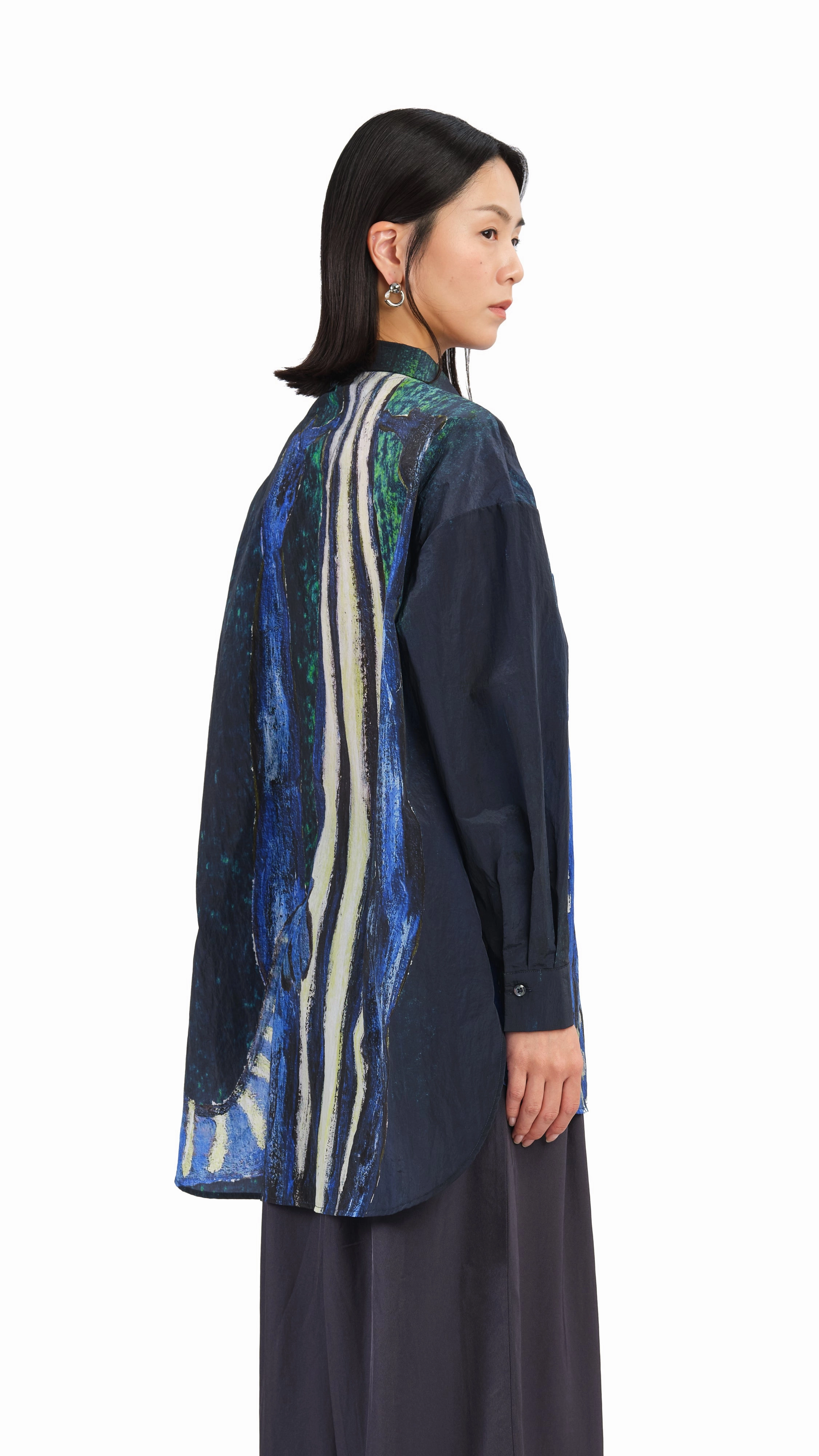 Selk'Nam Graphic Print Oversized Shirt