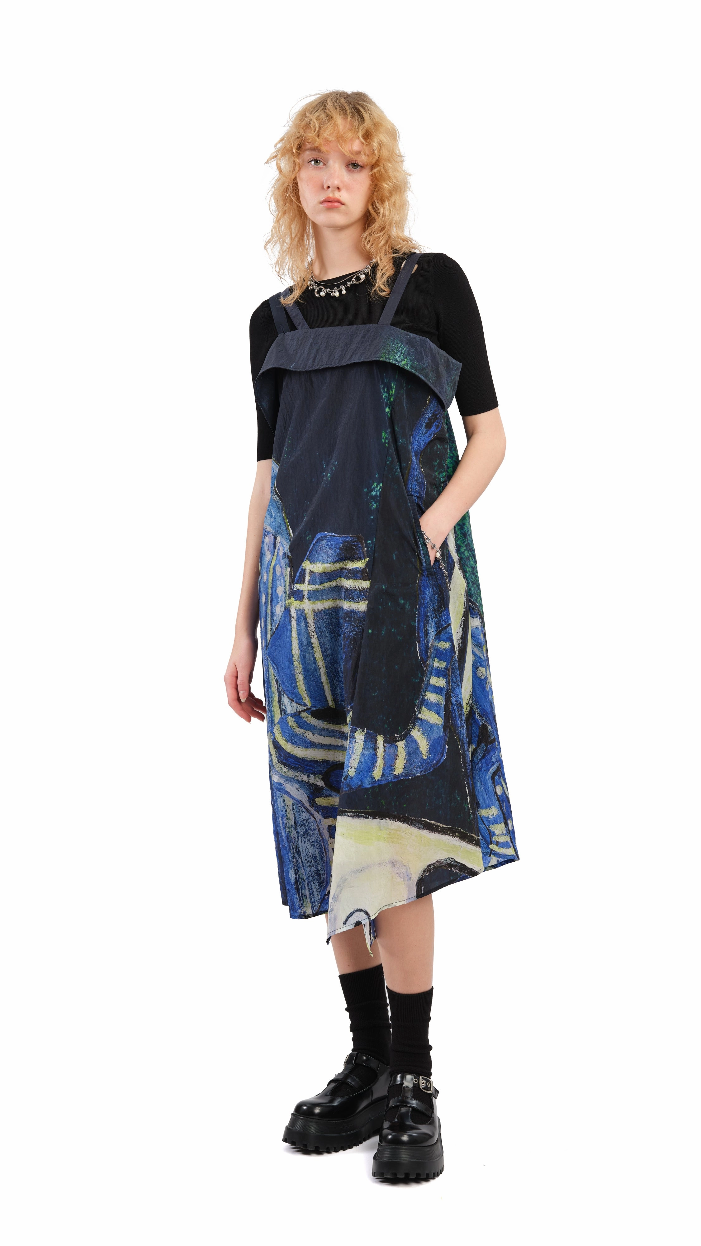 Selk'Nam Graphic Printed Cami Dress