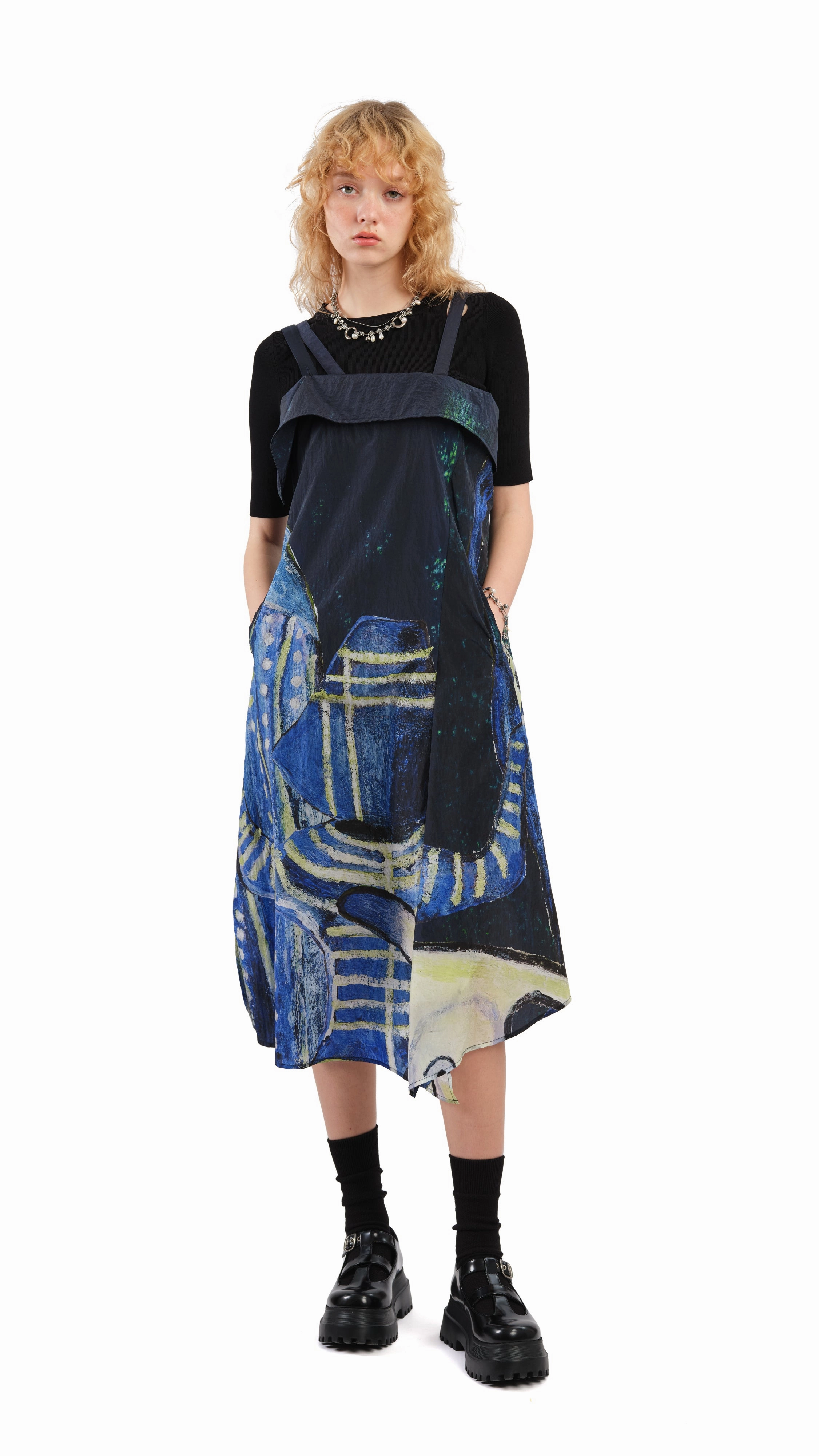 Selk'Nam Graphic Printed Cami Dress