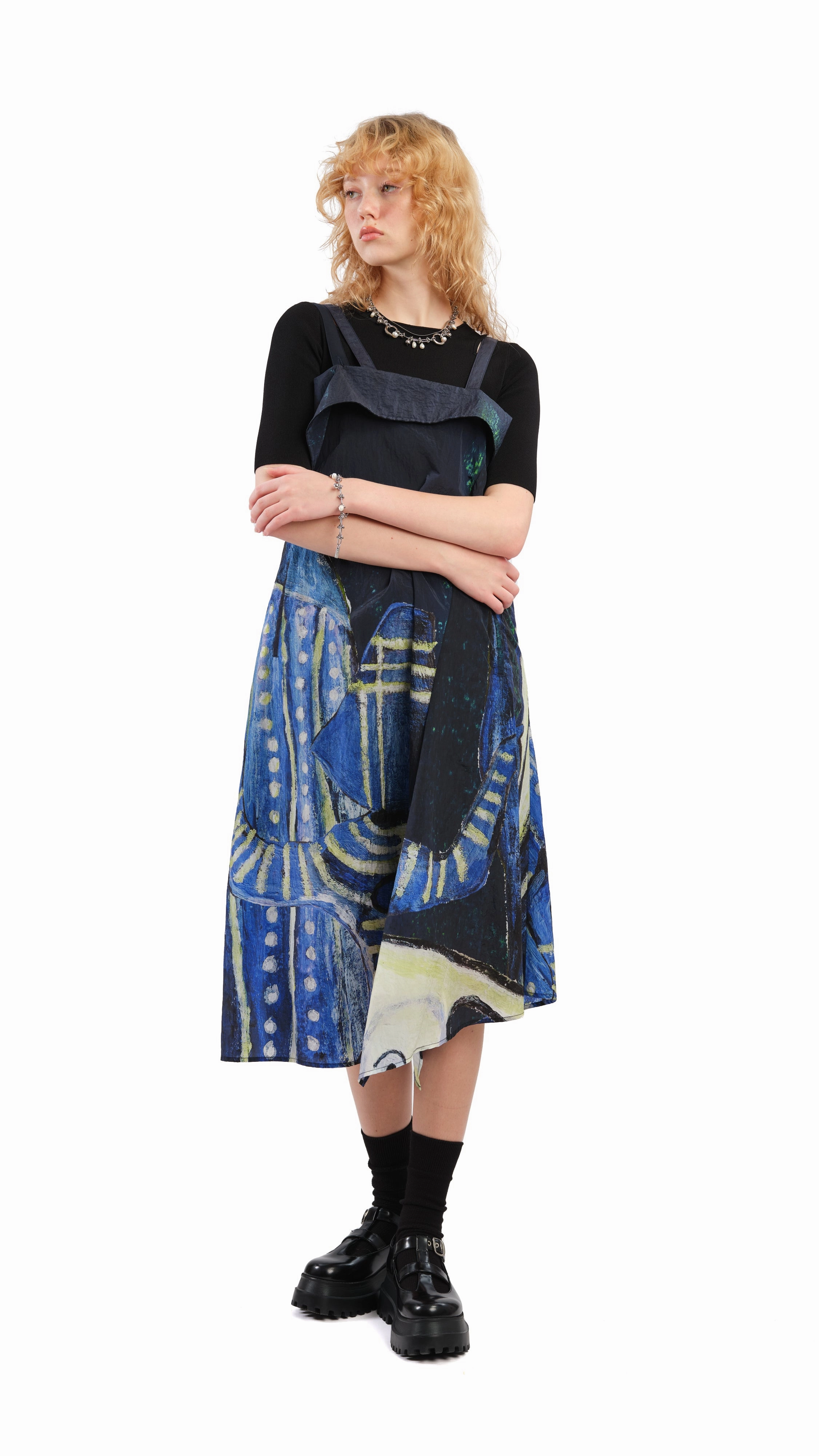 Selk'Nam Graphic Printed Cami Dress