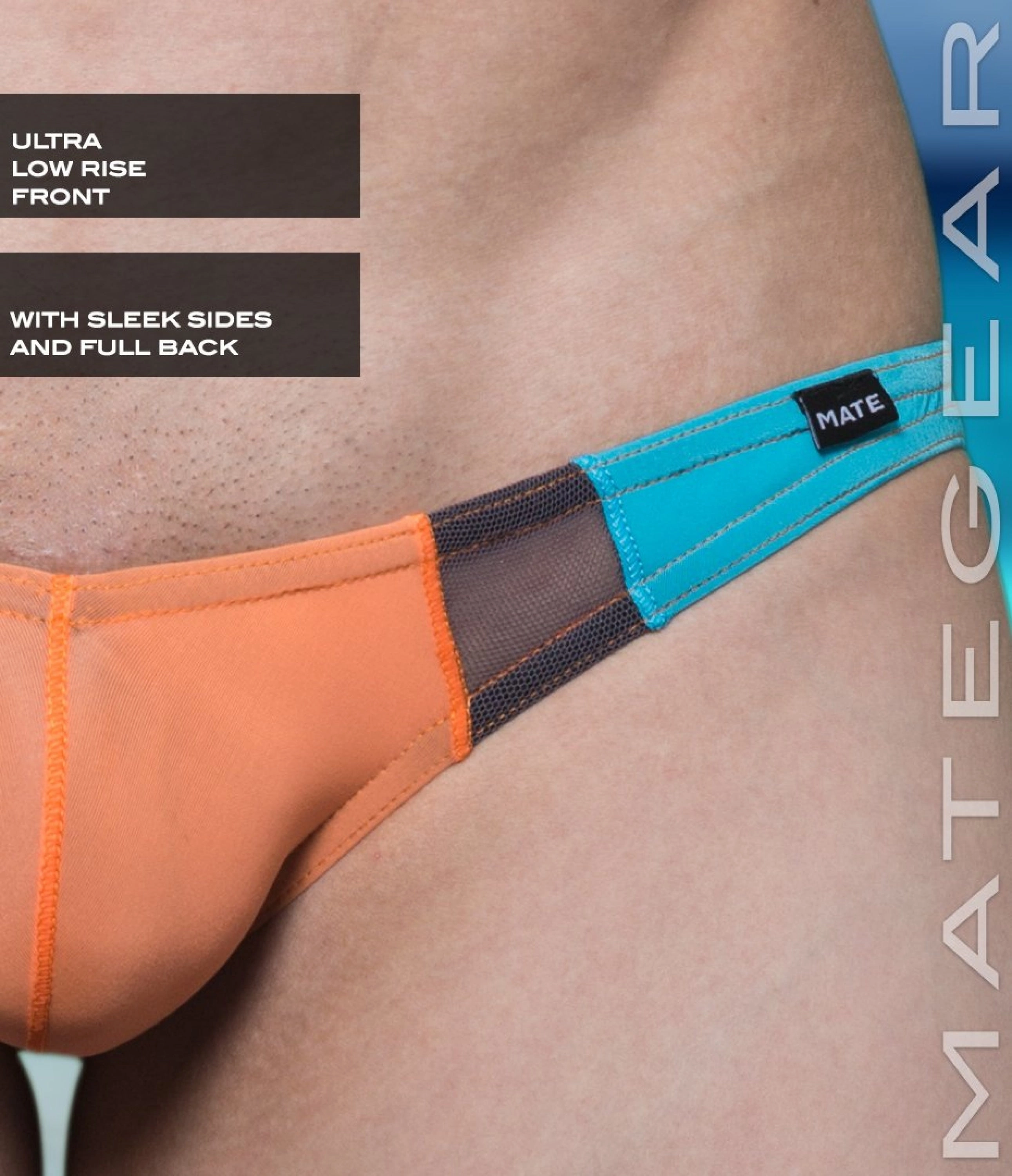 Sexy Men's Swimwear Ultra Swim Bikini - Roe Yeon III (Ultra Low Rise Front / Ultra Thin Nylon Series)