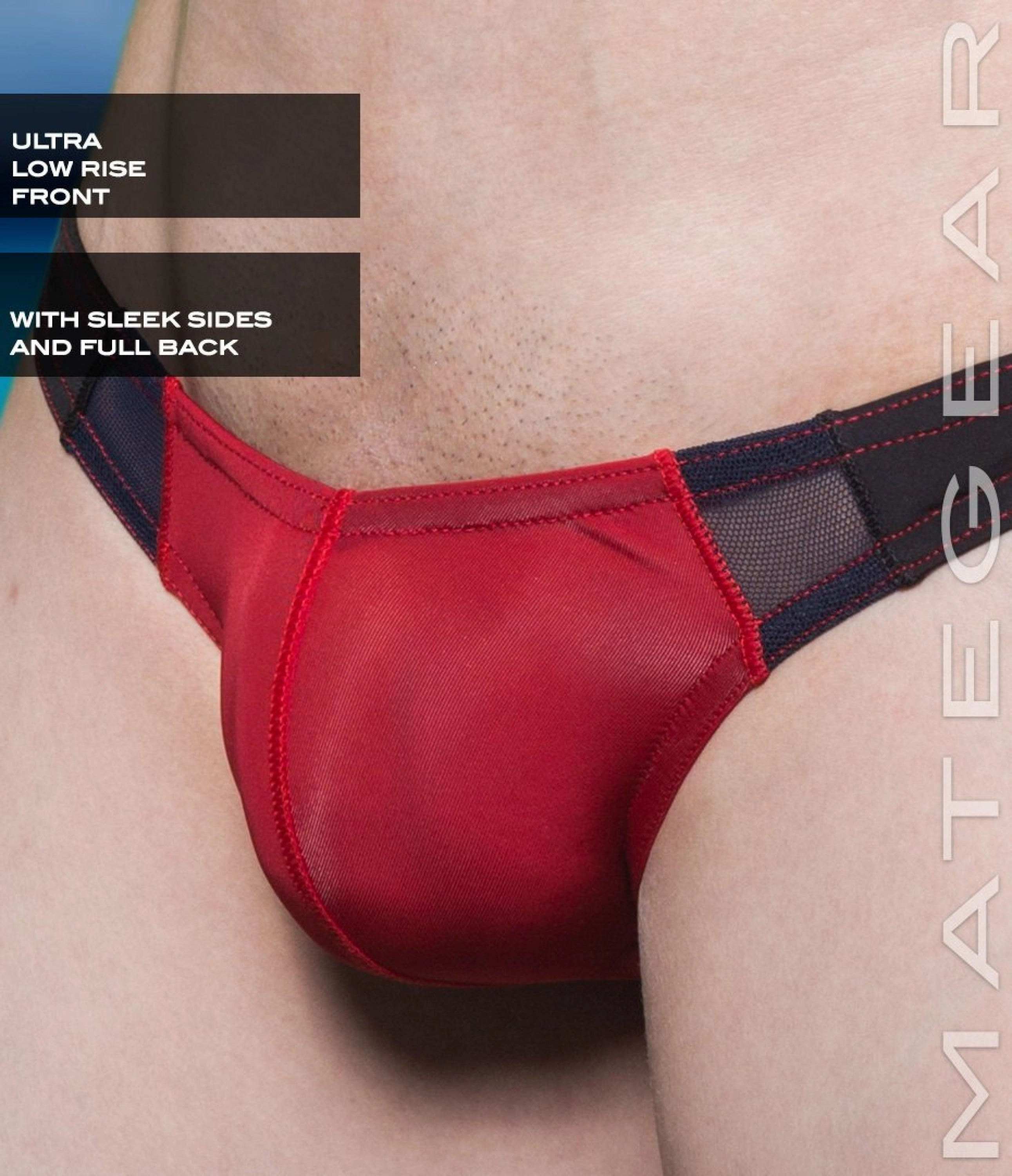 Sexy Men's Swimwear Ultra Swim Bikini - Roe Yeon III (Ultra Low Rise Front / Ultra Thin Nylon Series)