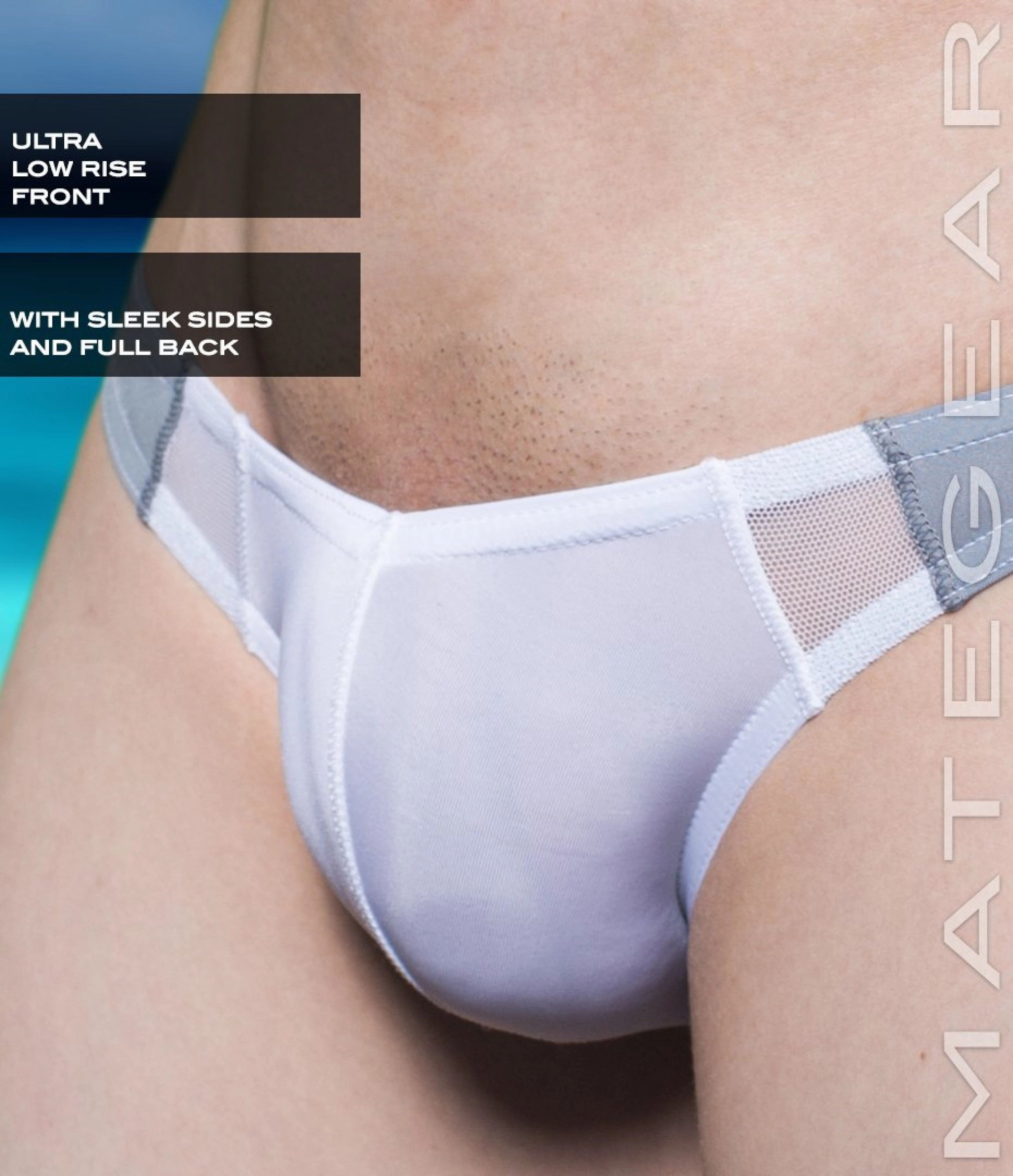 Sexy Men's Swimwear Ultra Swim Bikini - Roe Yeon III (Ultra Low Rise Front / Ultra Thin Nylon Series)