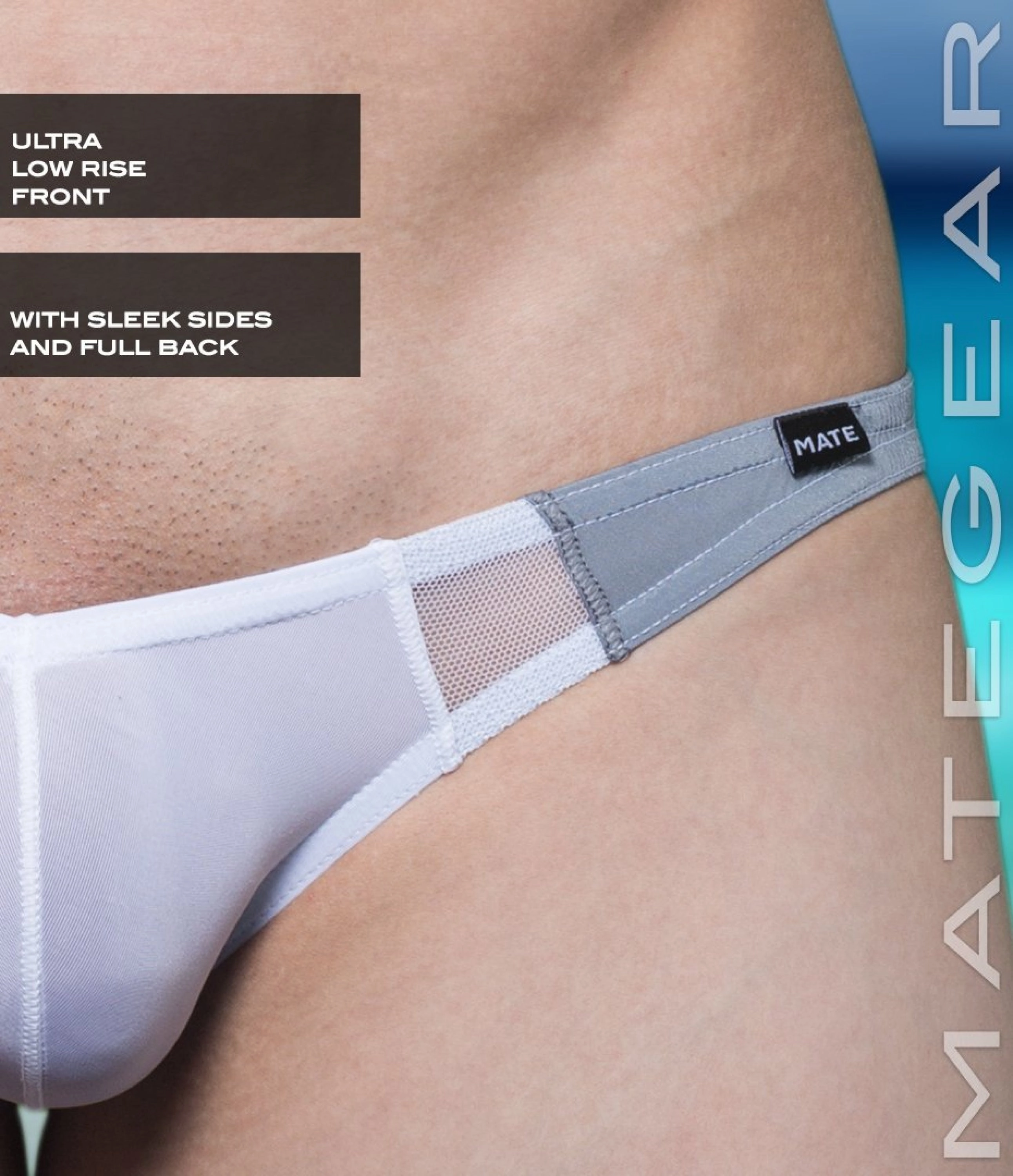 Sexy Men's Swimwear Ultra Swim Bikini - Roe Yeon III (Ultra Low Rise Front / Ultra Thin Nylon Series)