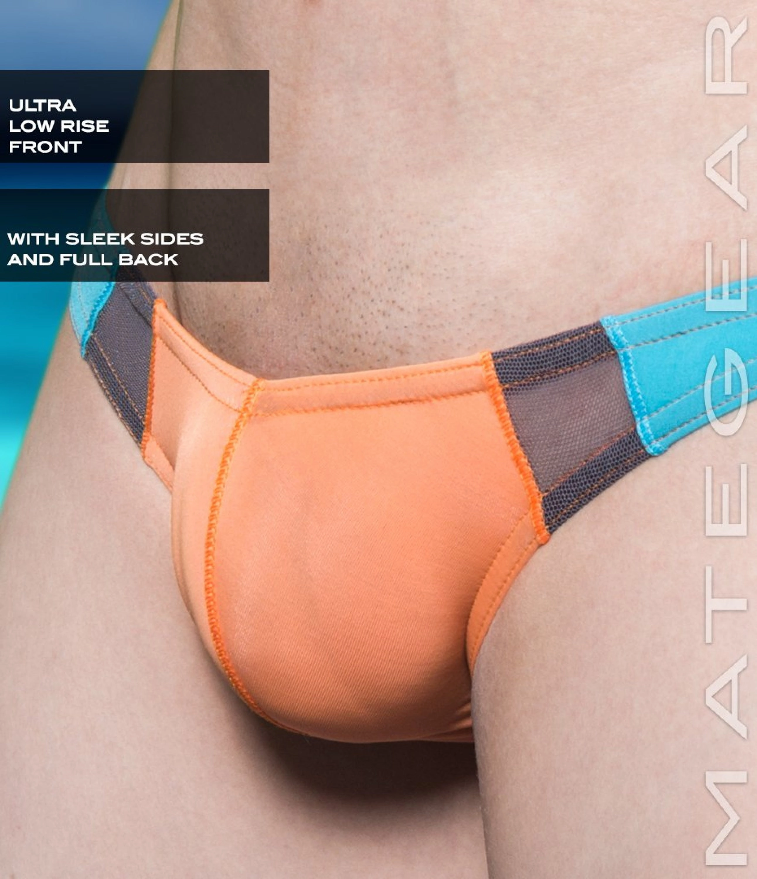 Sexy Men's Swimwear Ultra Swim Bikini - Roe Yeon III (Ultra Low Rise Front / Ultra Thin Nylon Series)