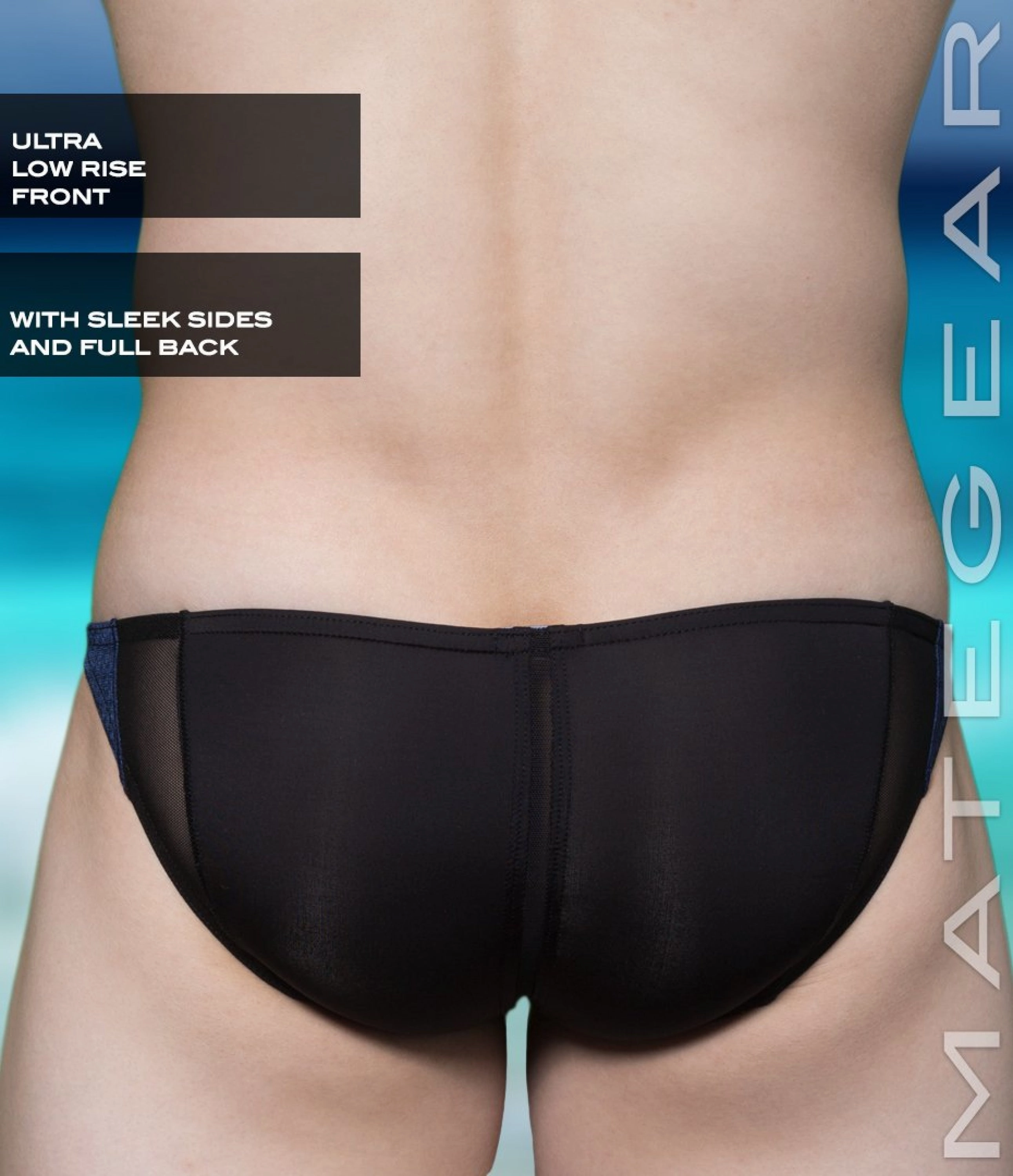 Sexy Men's Swimwear Ultra Swim Bikini - Roe Yeon III (Ultra Low Rise Front / Ultra Thin Nylon Series)