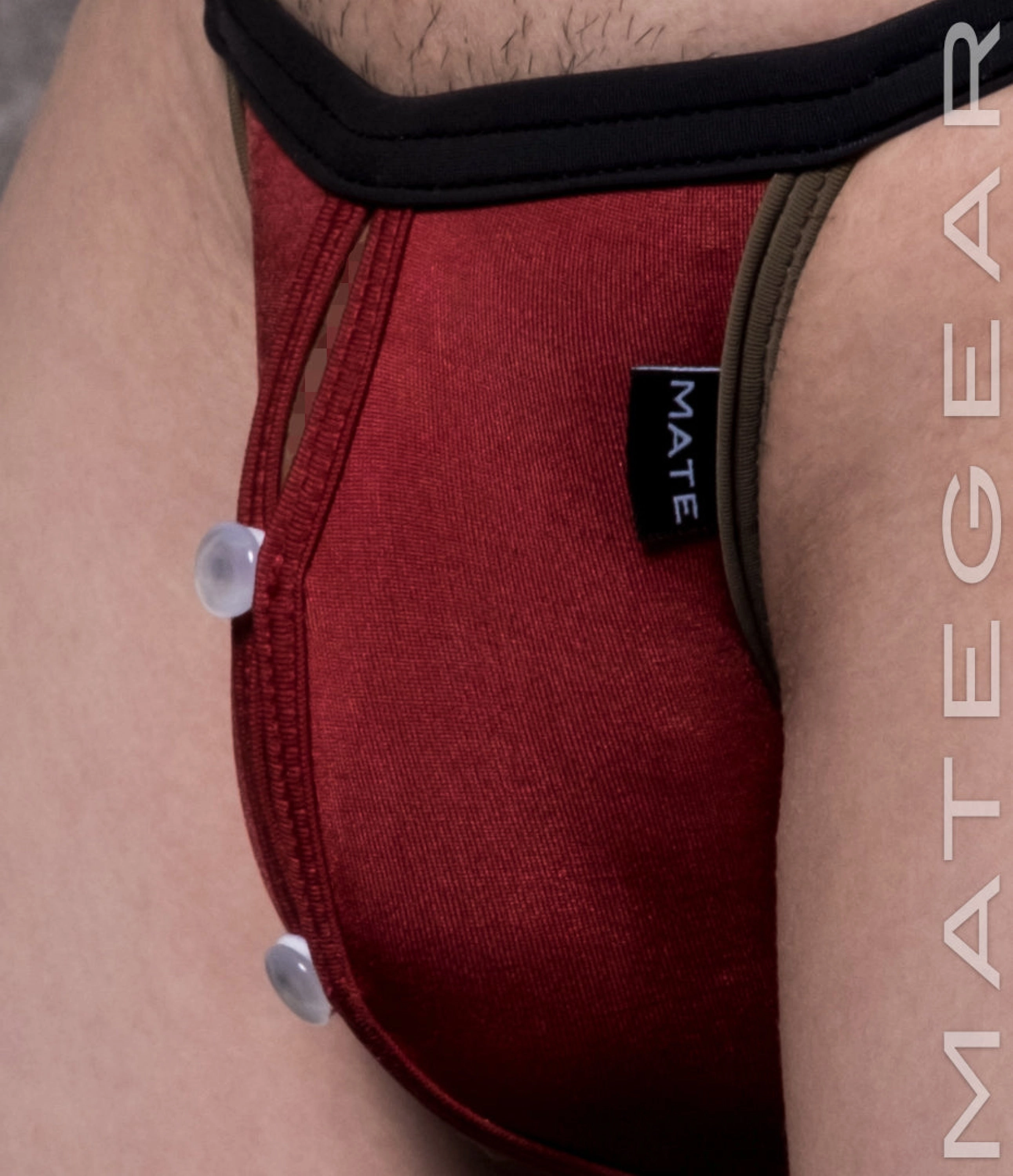 Sexy Men's Swimwear Xpression Ultra Swim Pouch Bikini - He Ran (Button Front)