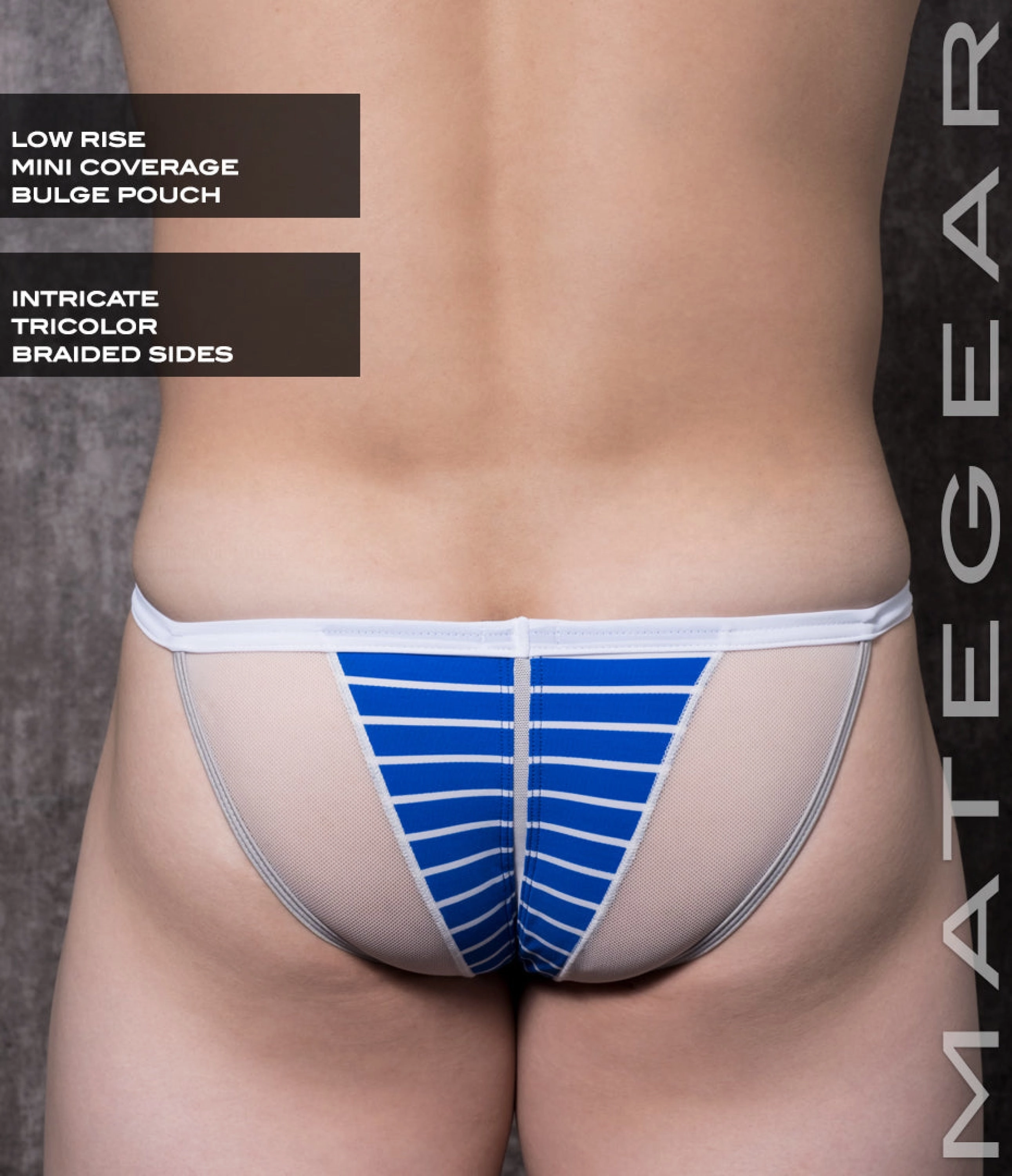 Sexy Men's Swimwear Xpression Ultra Swim Pouch Bikini - He Ran (Button Front)