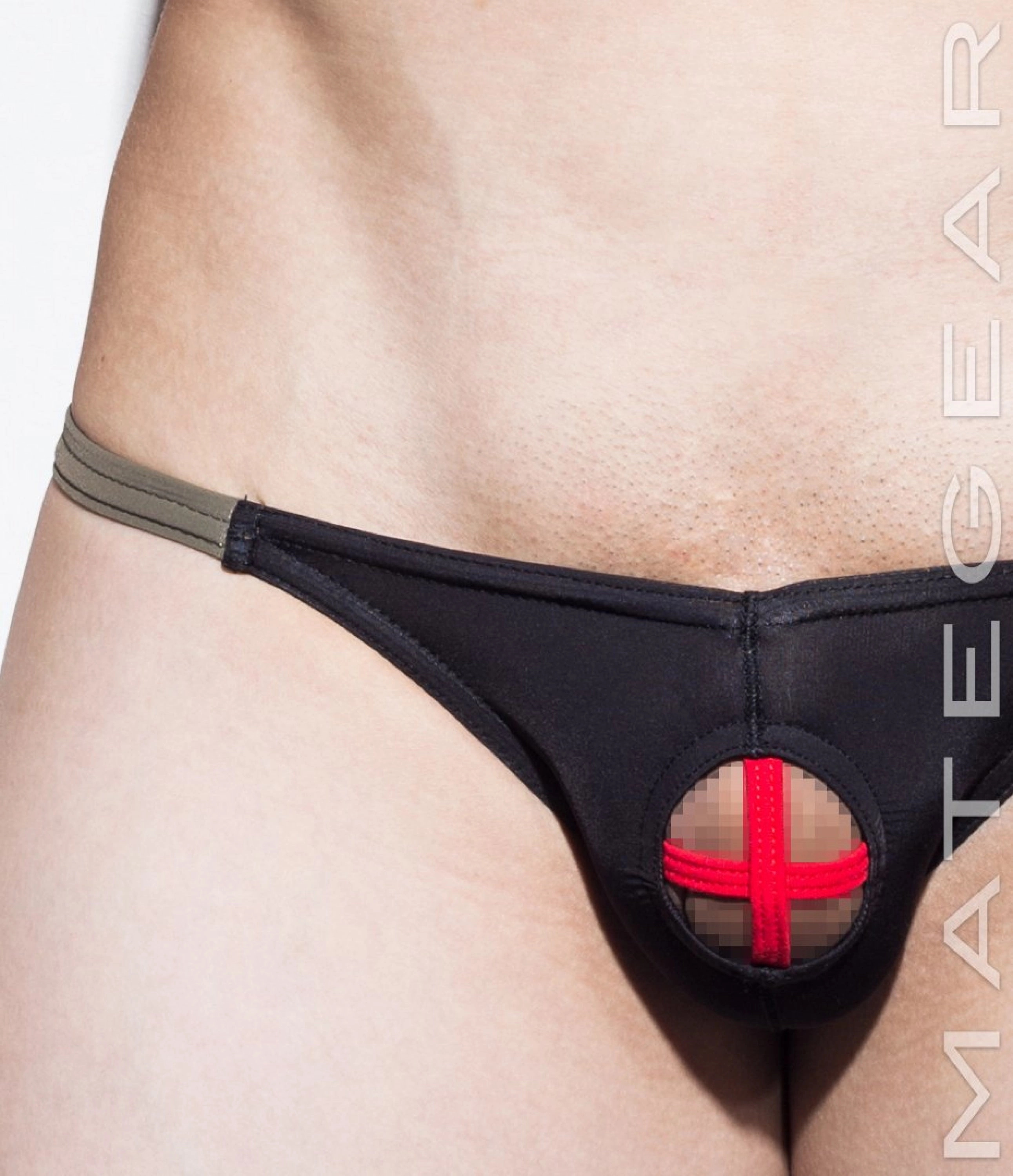 Sexy Men's Underwear Xpression Mini Bikini - Kuk Song (Open Cross Front / Open Back)