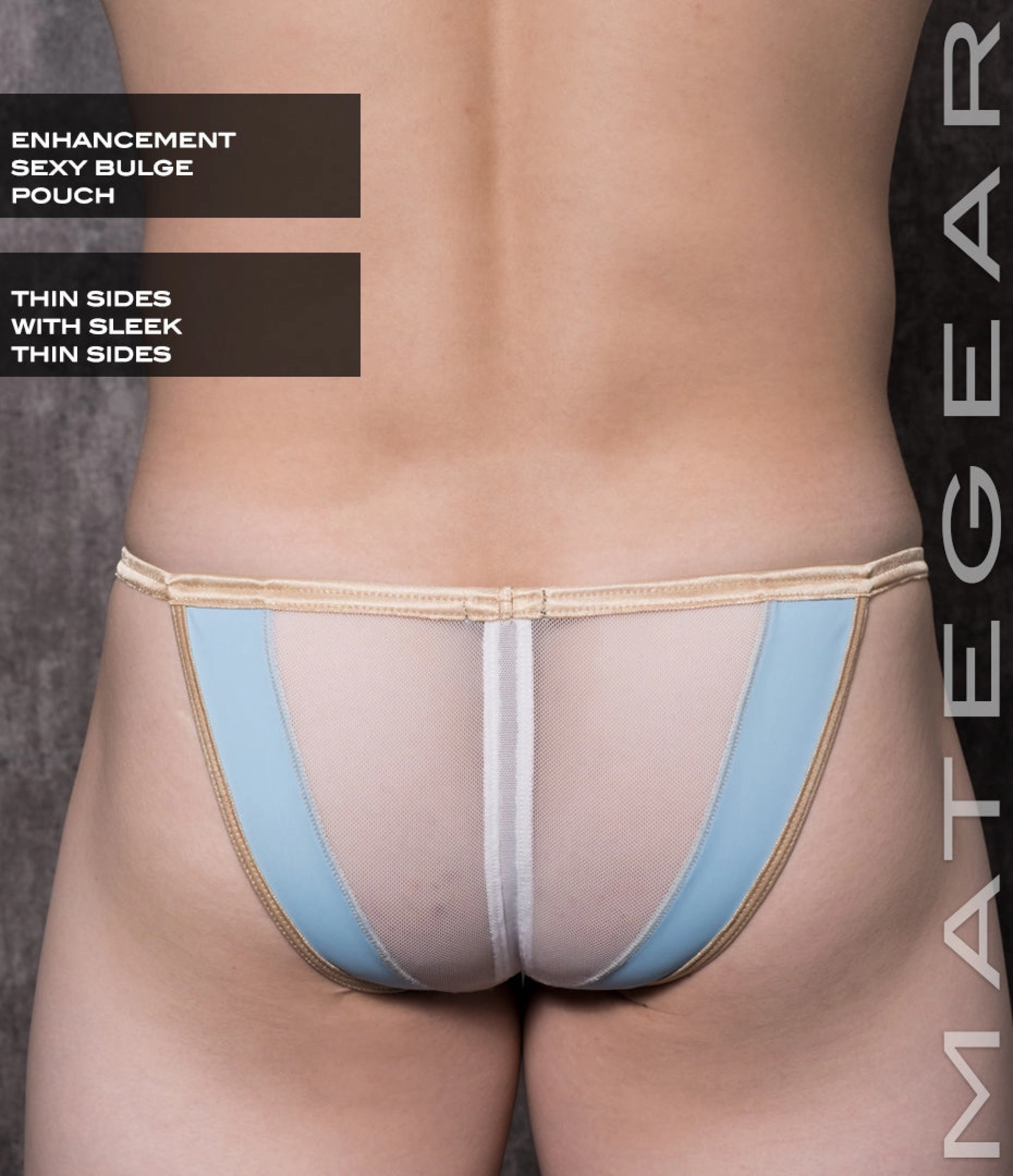 Sexy Mens Swimwear Ultra Swim Pouch Bikini - Du Shin (Enhanced Bulge)