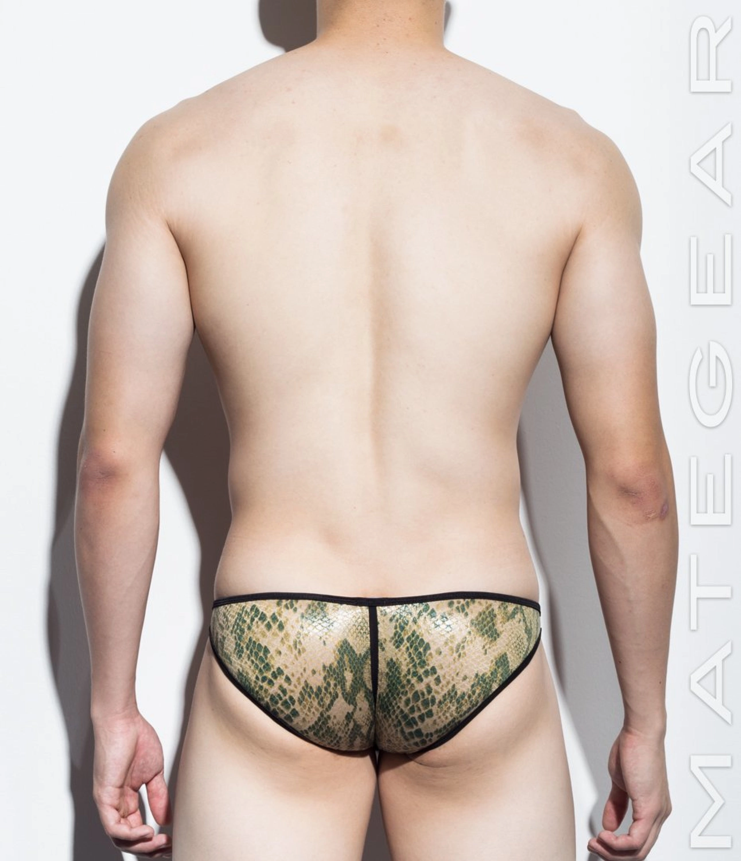 Sexy Mens Swimwear Ultra Swim Pouch Bikini - Nan Song VIII (Tapered Sides / V-Front) (Special Fabrics Series)