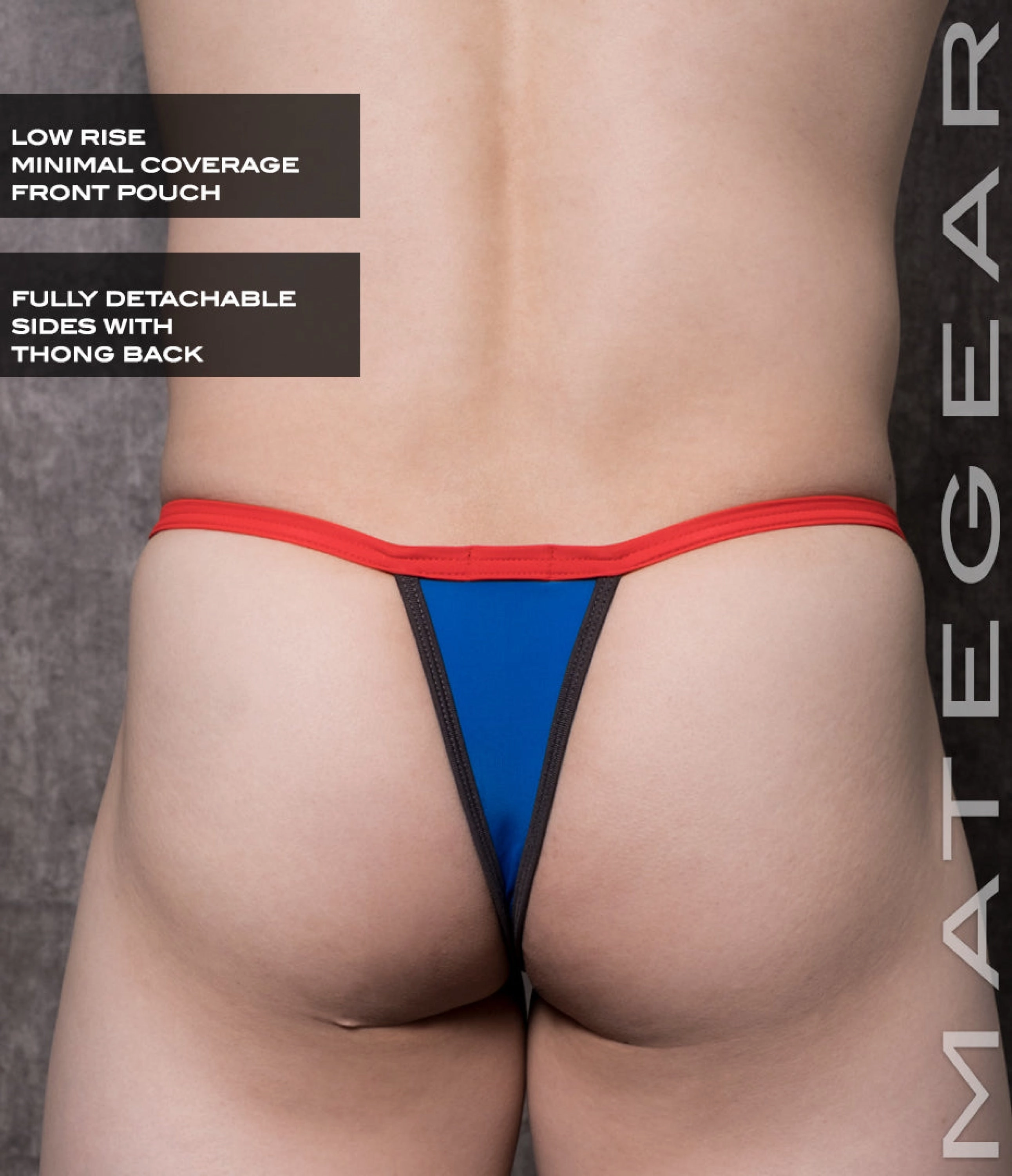 Sexy Mens Swimwear Xpression Ultra Swim Pouch Thongs - Eo Mi (Detachable Clips)