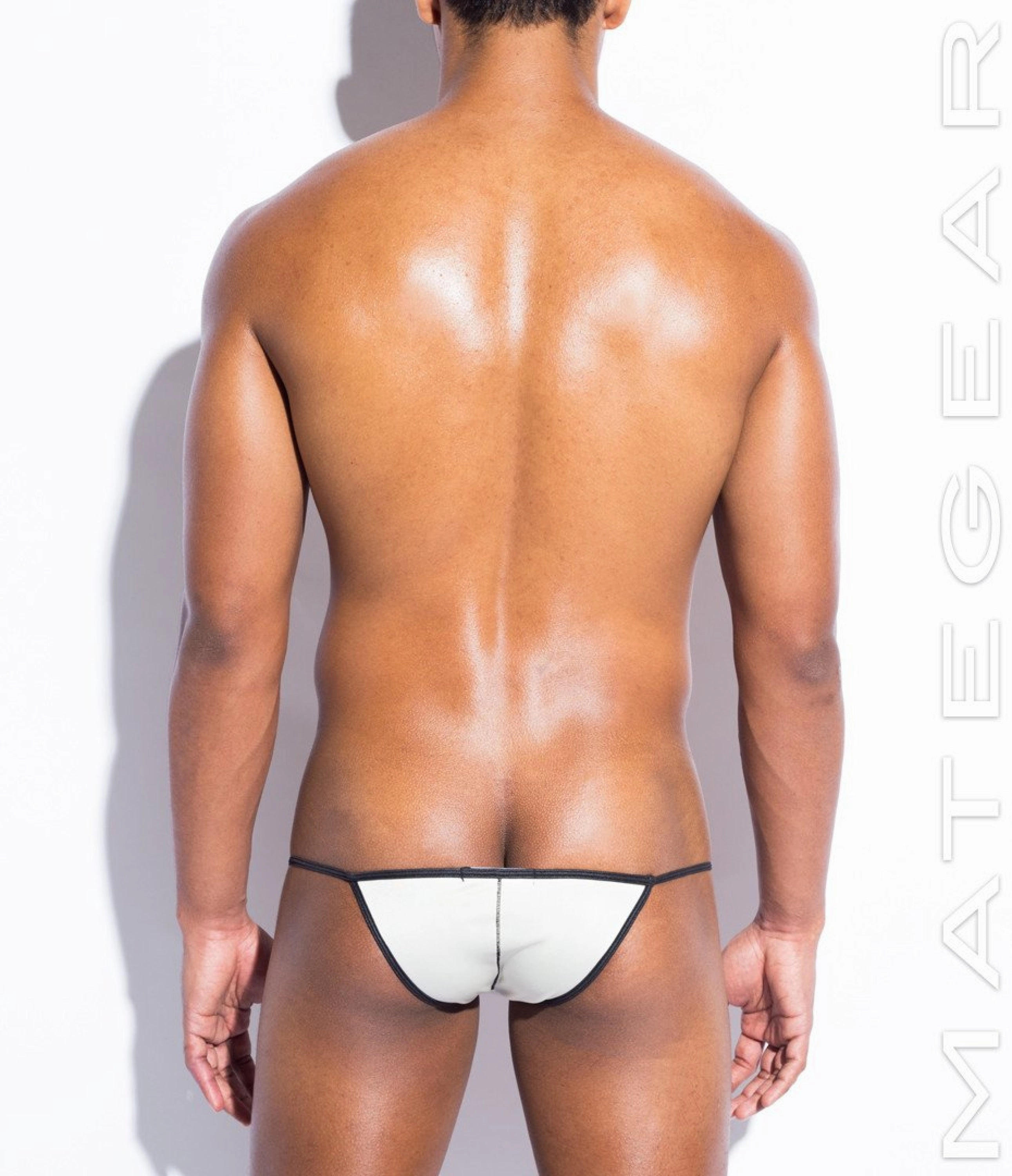 Sexy Mens Underwear Extremely Sexy Mini Bikini - Jin Joo (Ivory Air Nylon)
